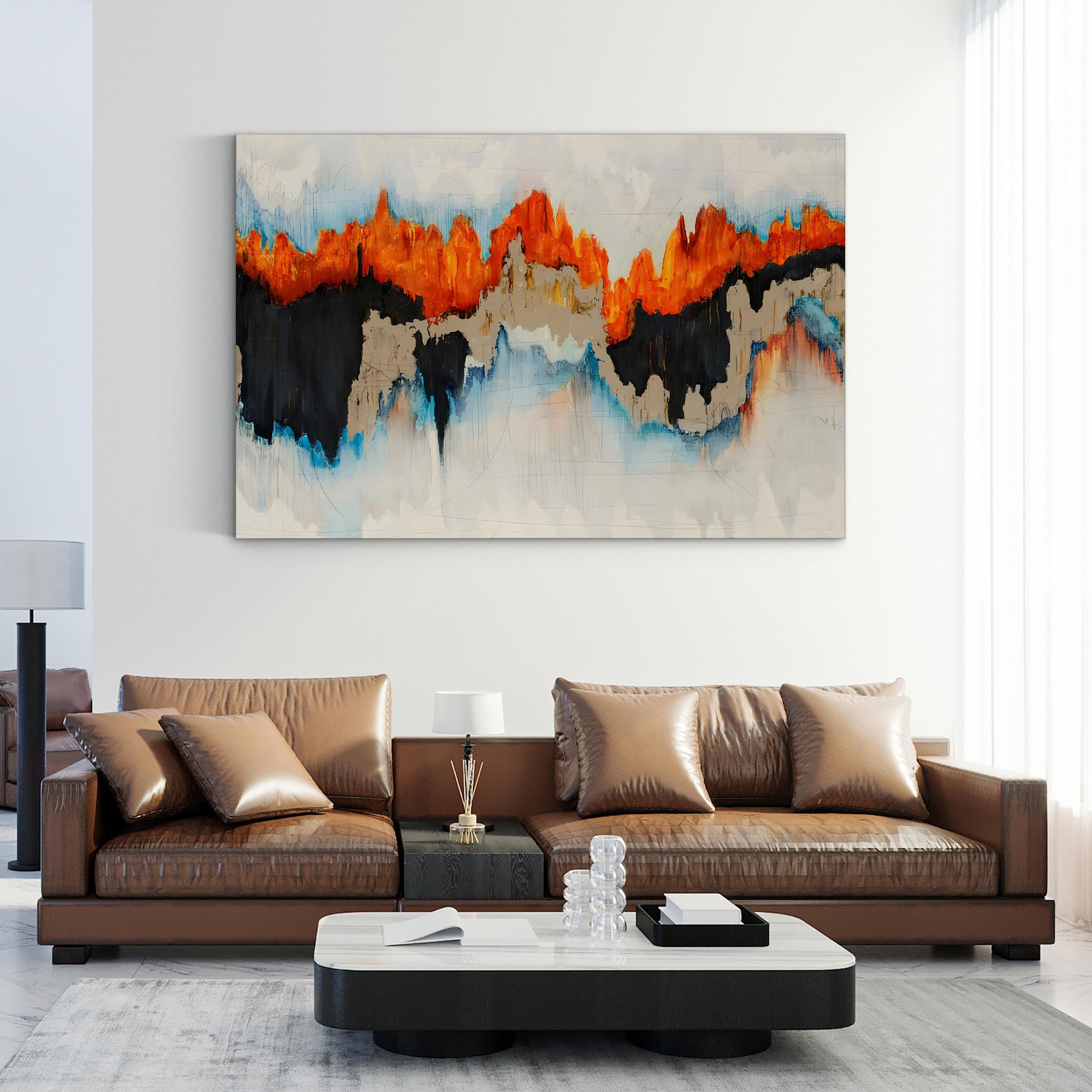 Aperture Wall Art by Joshua Schicker | Contemporary Abstract Color Field Canvas Print