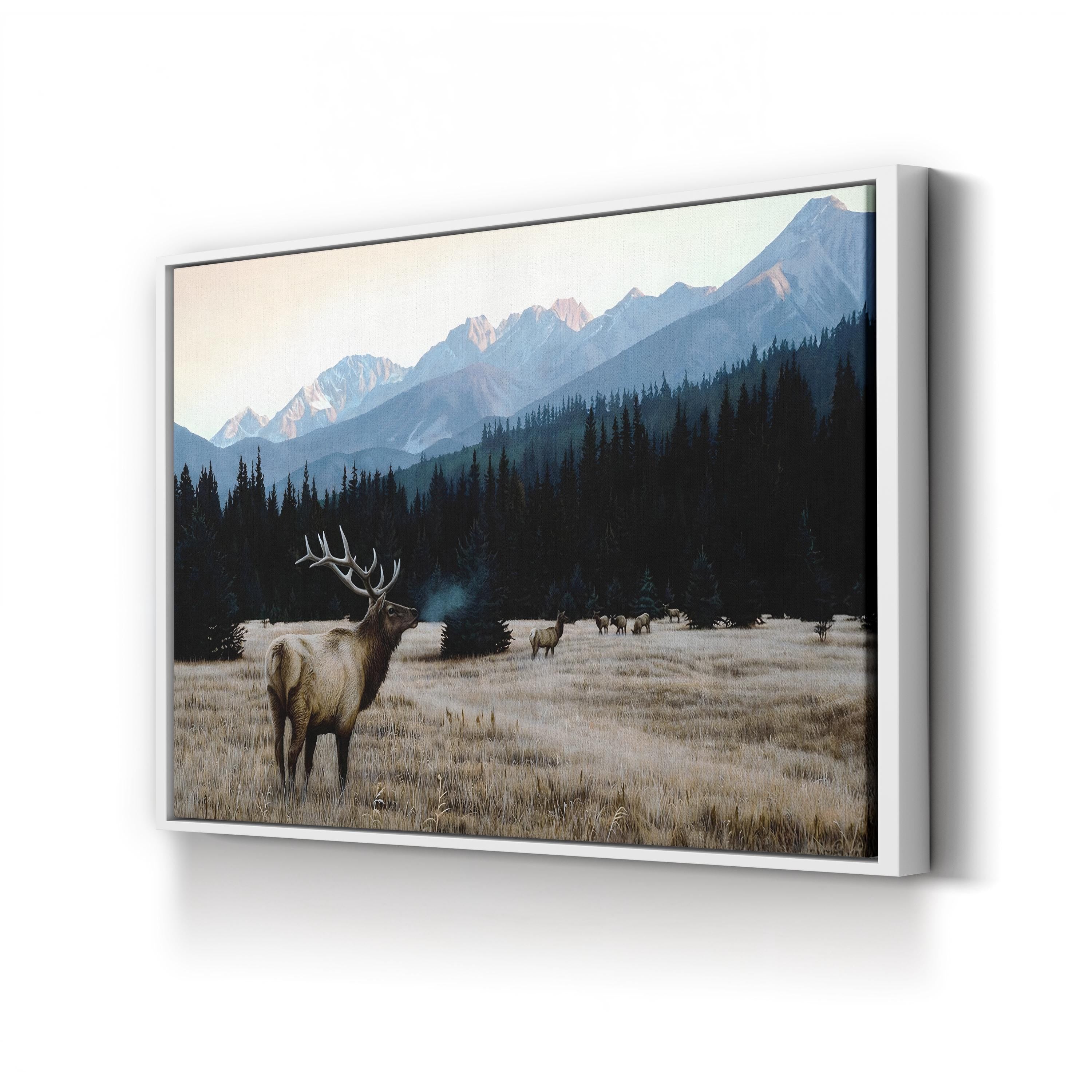 Autumn Meadow Wall Art – Ron Parker | Elk Wildlife Landscape Canvas Print