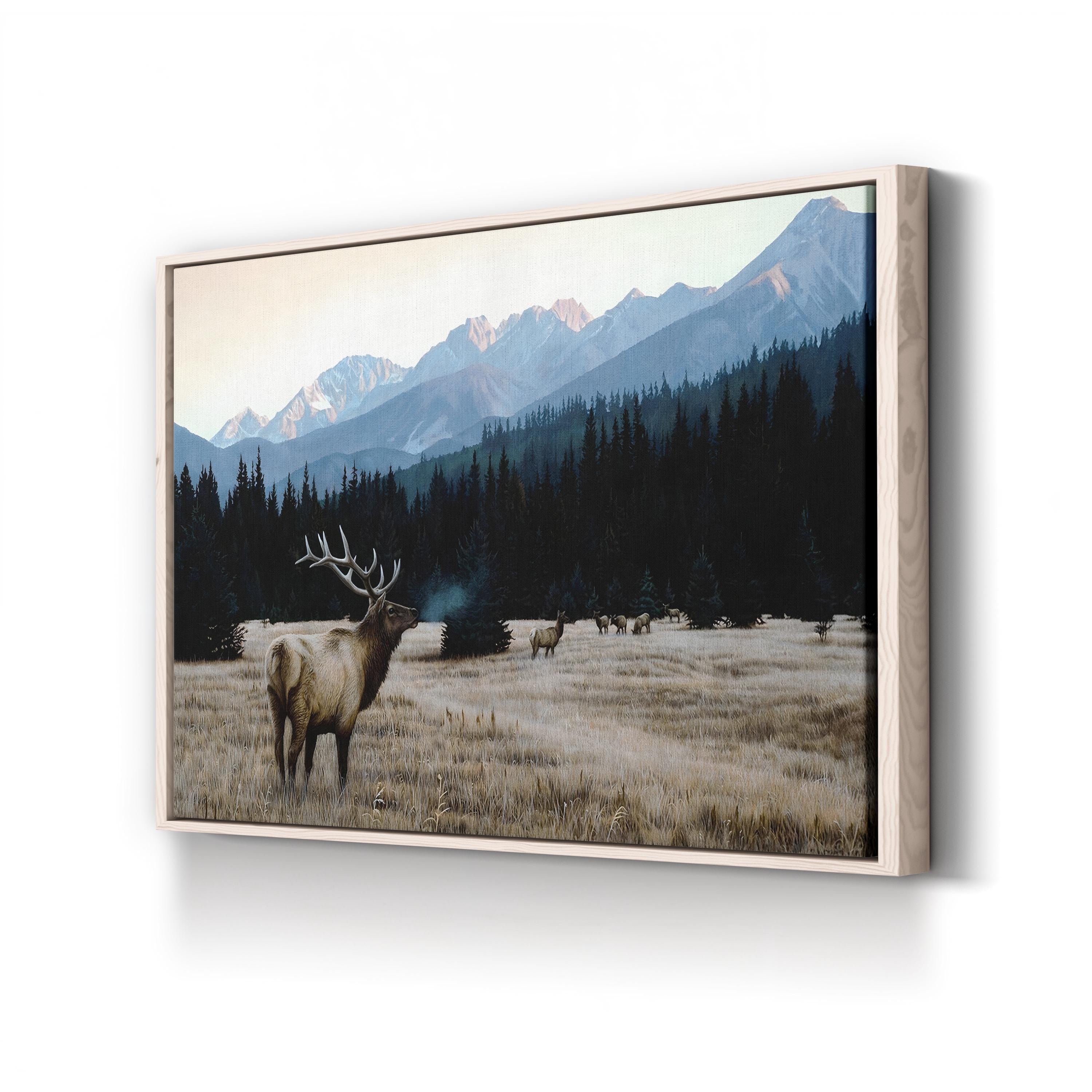 Autumn Meadow Wall Art – Ron Parker | Elk Wildlife Landscape Canvas Print