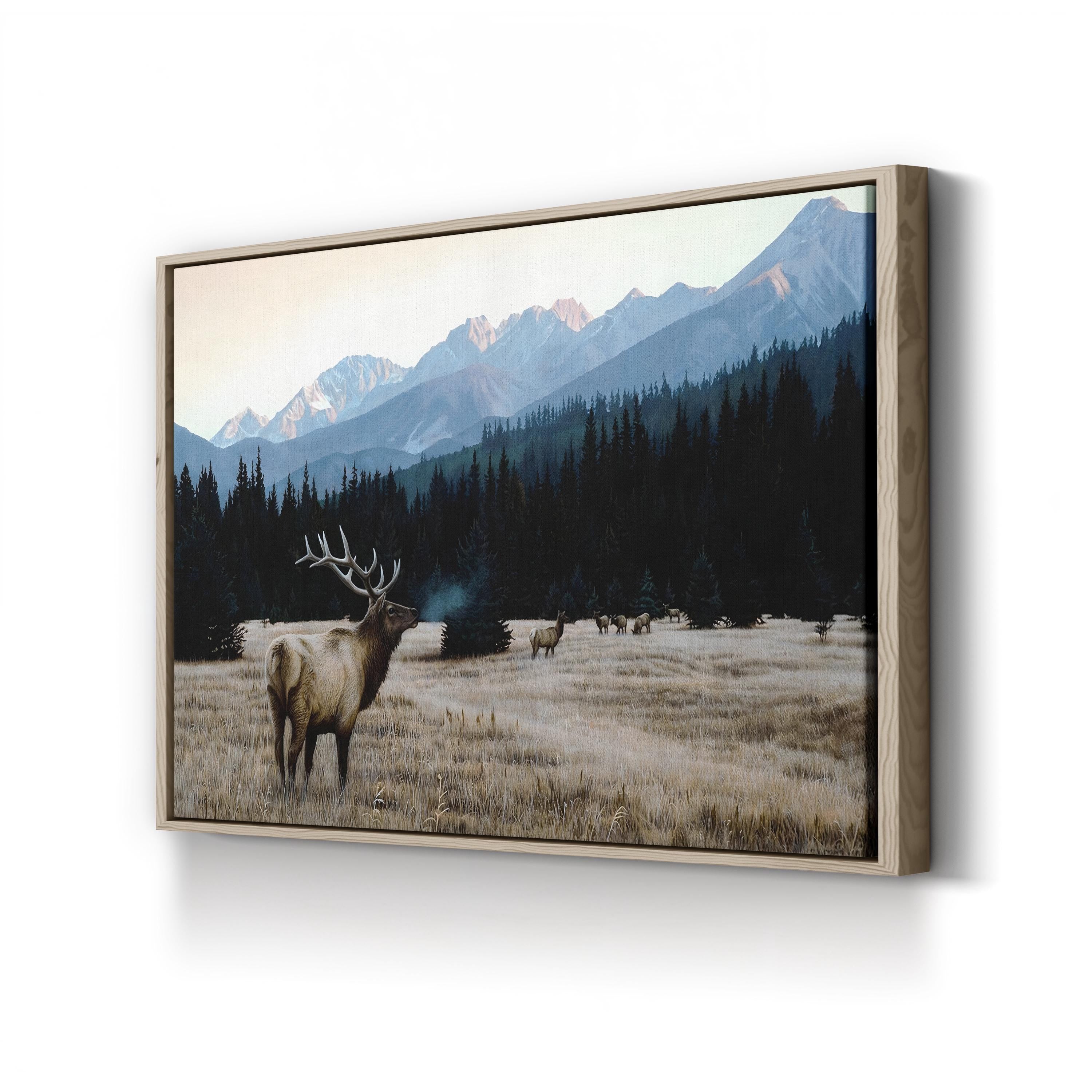 Autumn Meadow Wall Art – Ron Parker | Elk Wildlife Landscape Canvas Print
