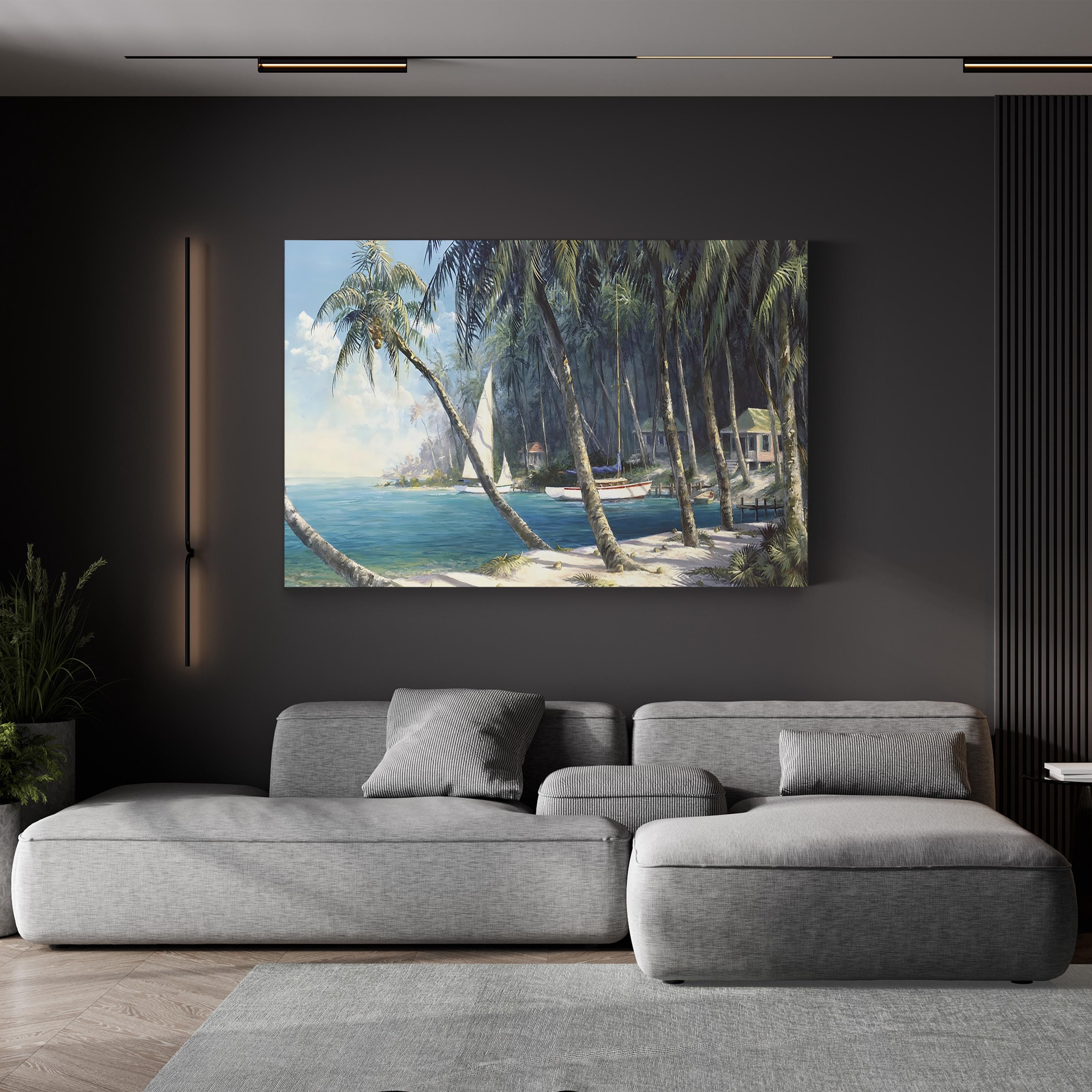 The Bali Cove Tropical Beach Wall Art by Art Fronckowiak