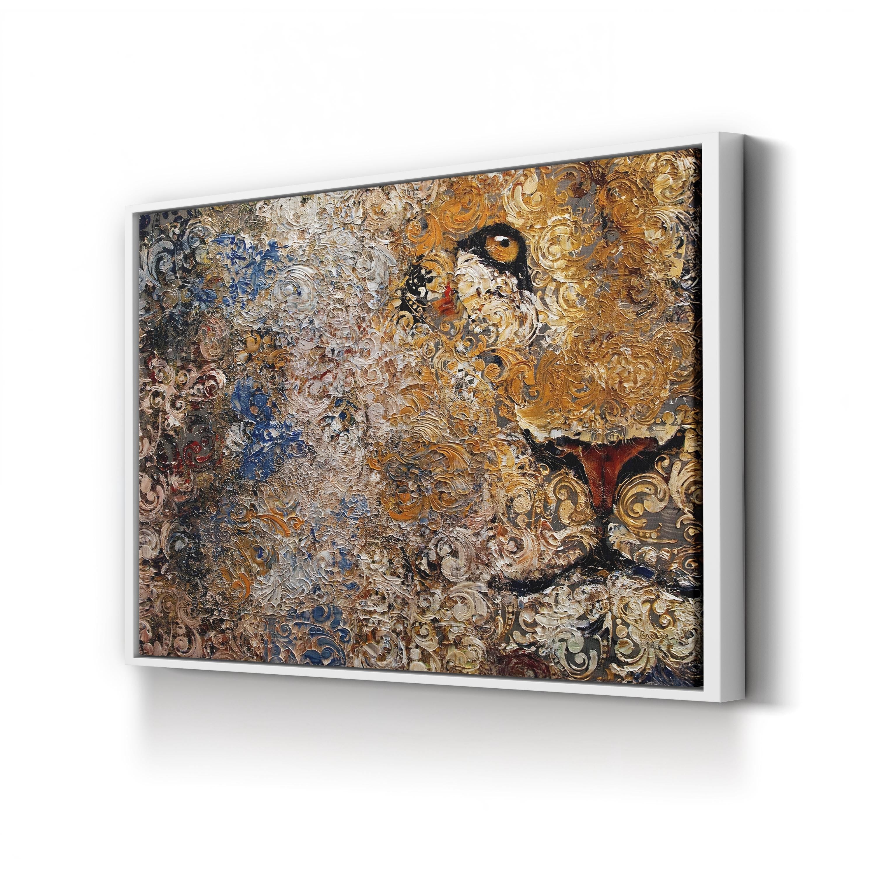 Barbary Lion Wildlife Portrait Wall Art by Michael Creese