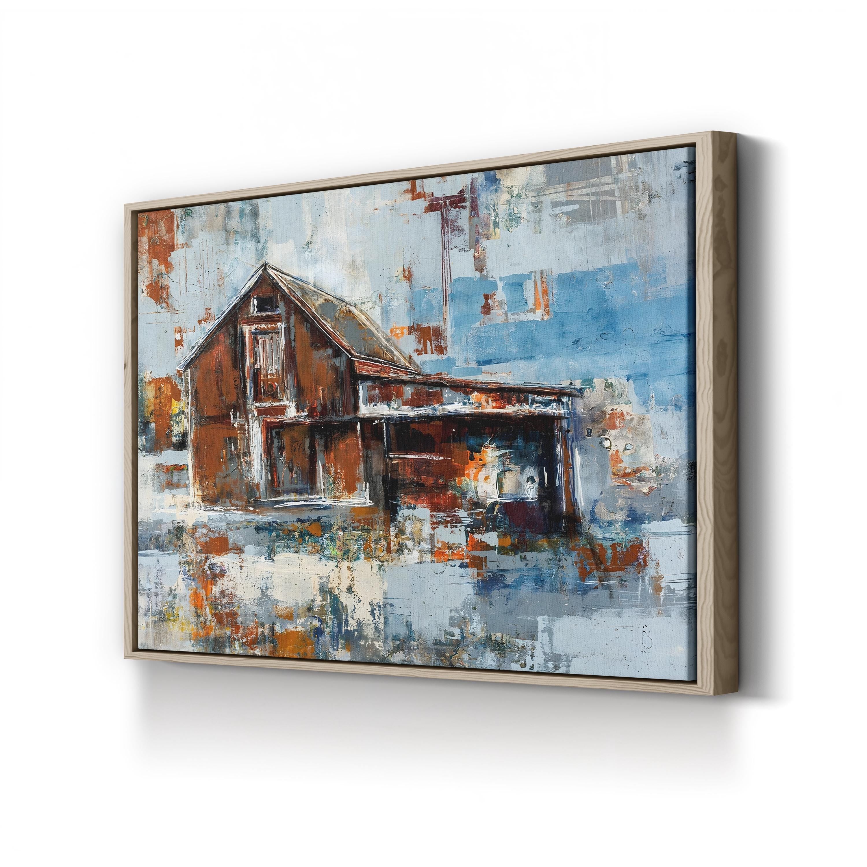 Barn Wall Art by Alexys Henry – Contemporary Rustic Farmhouse Canvas