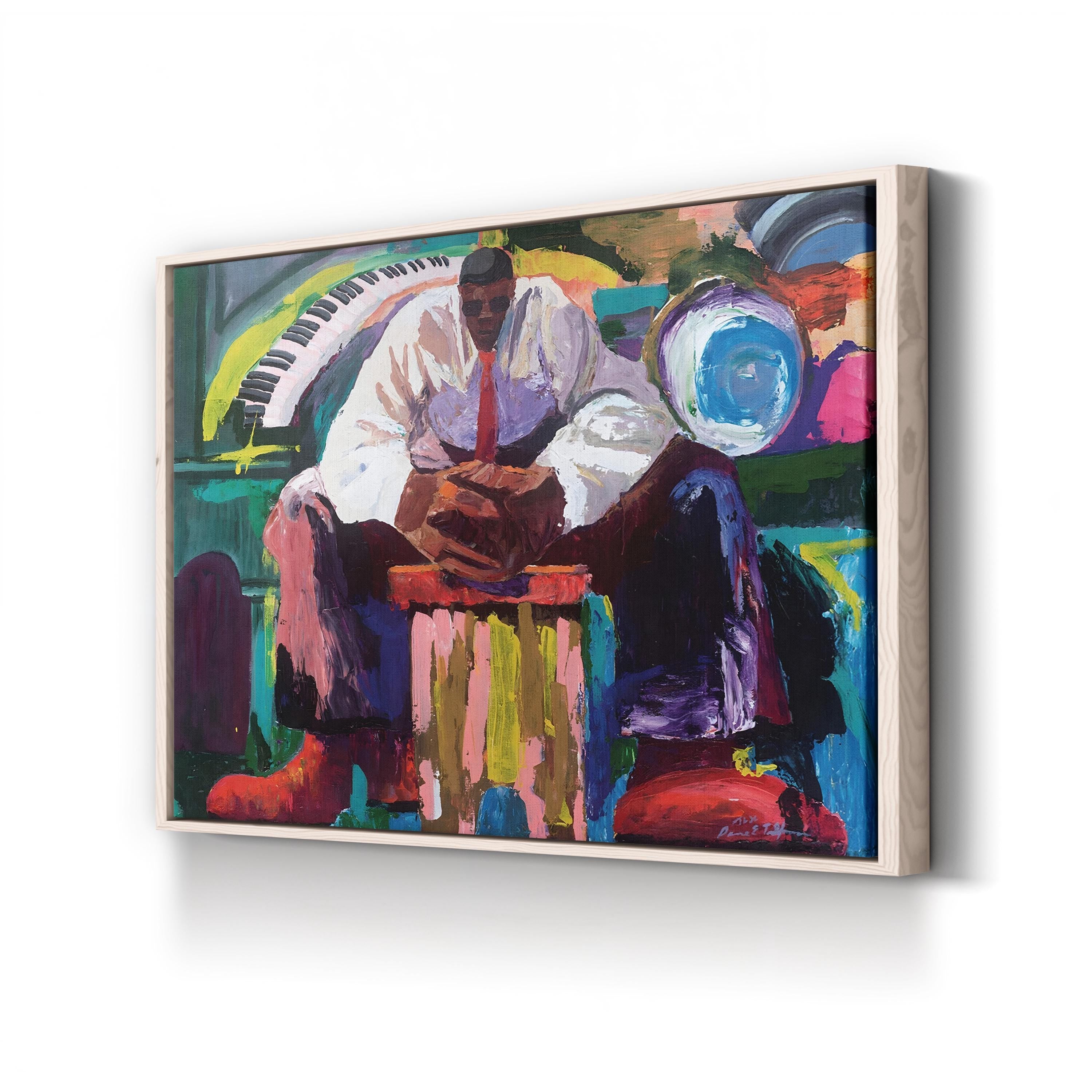 Before The Gig by Dane Tilghman canvas print in Natural Frame Canvas