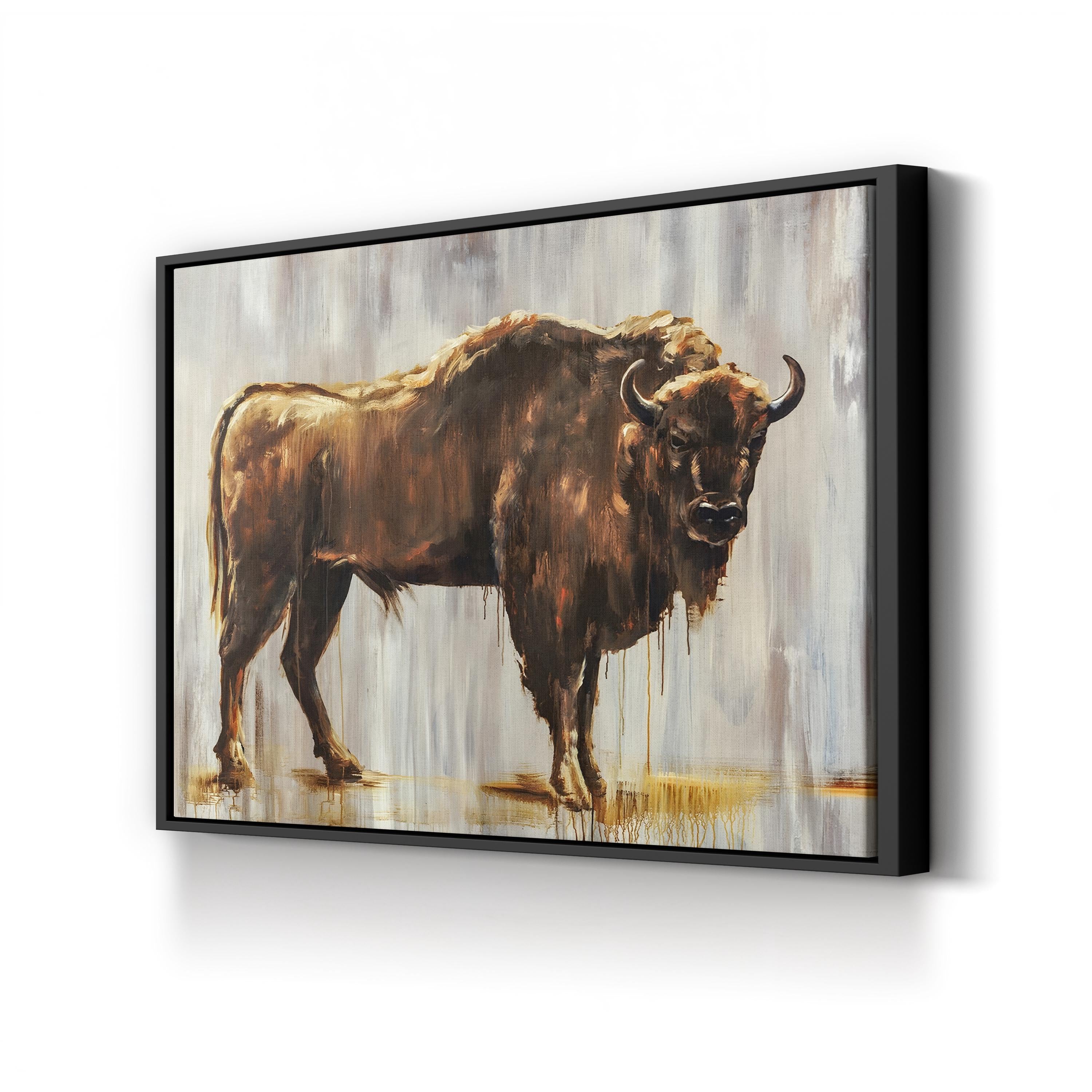 Contemporary Bison By Sydney Edmunds