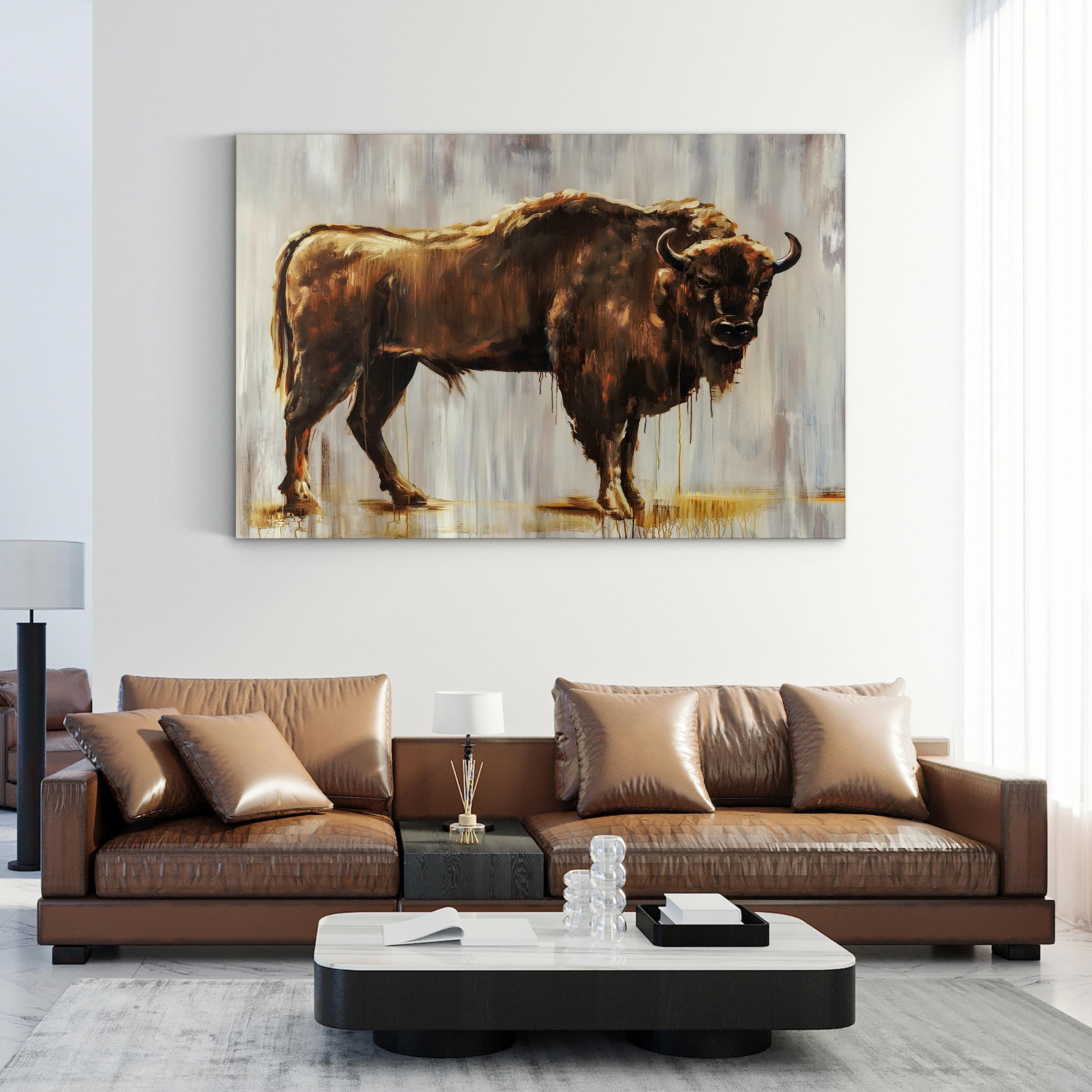 Contemporary Bison By Sydney Edmunds