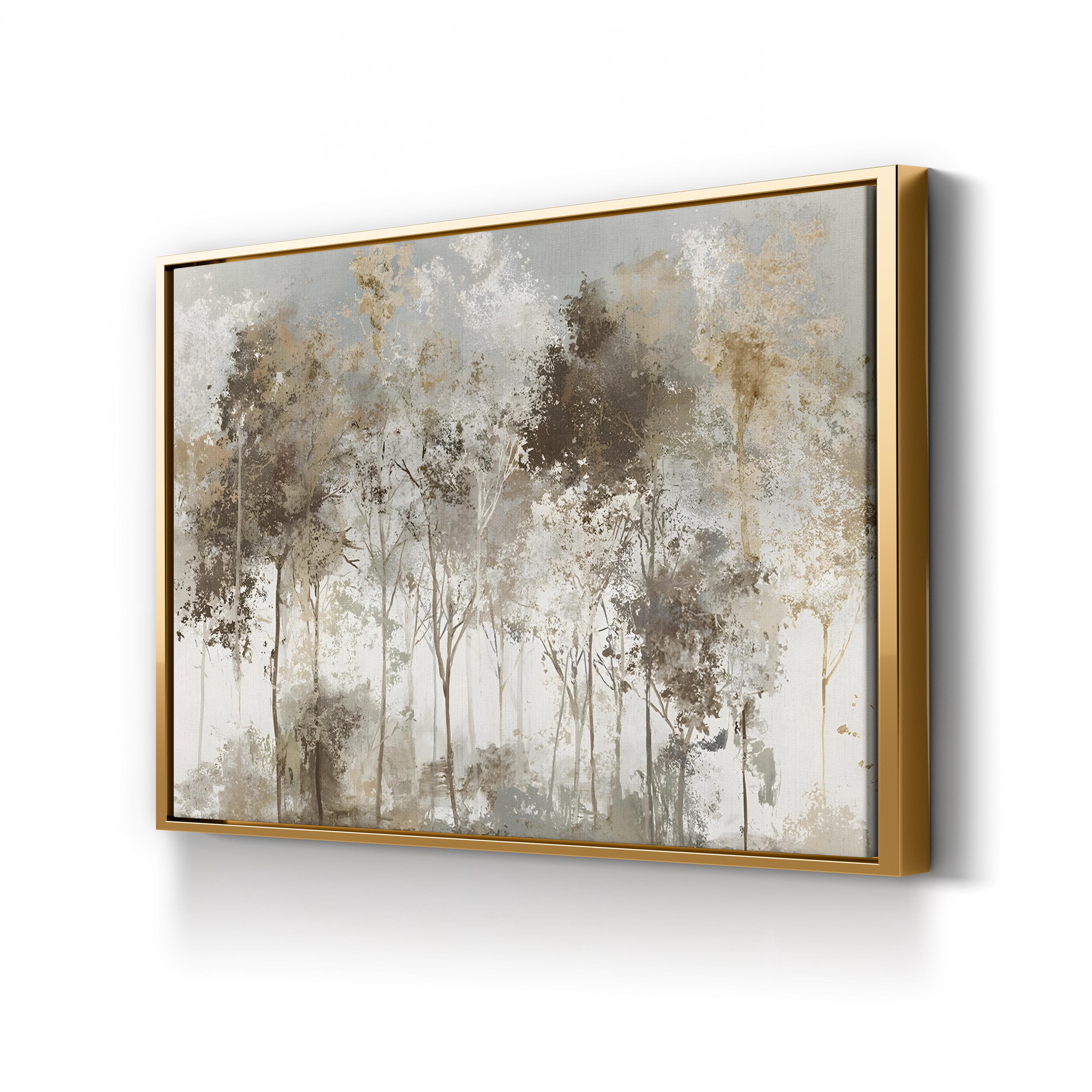 Black Forest Wall Art by Allison Pearce | Misty Woodland Landscape Canvas
