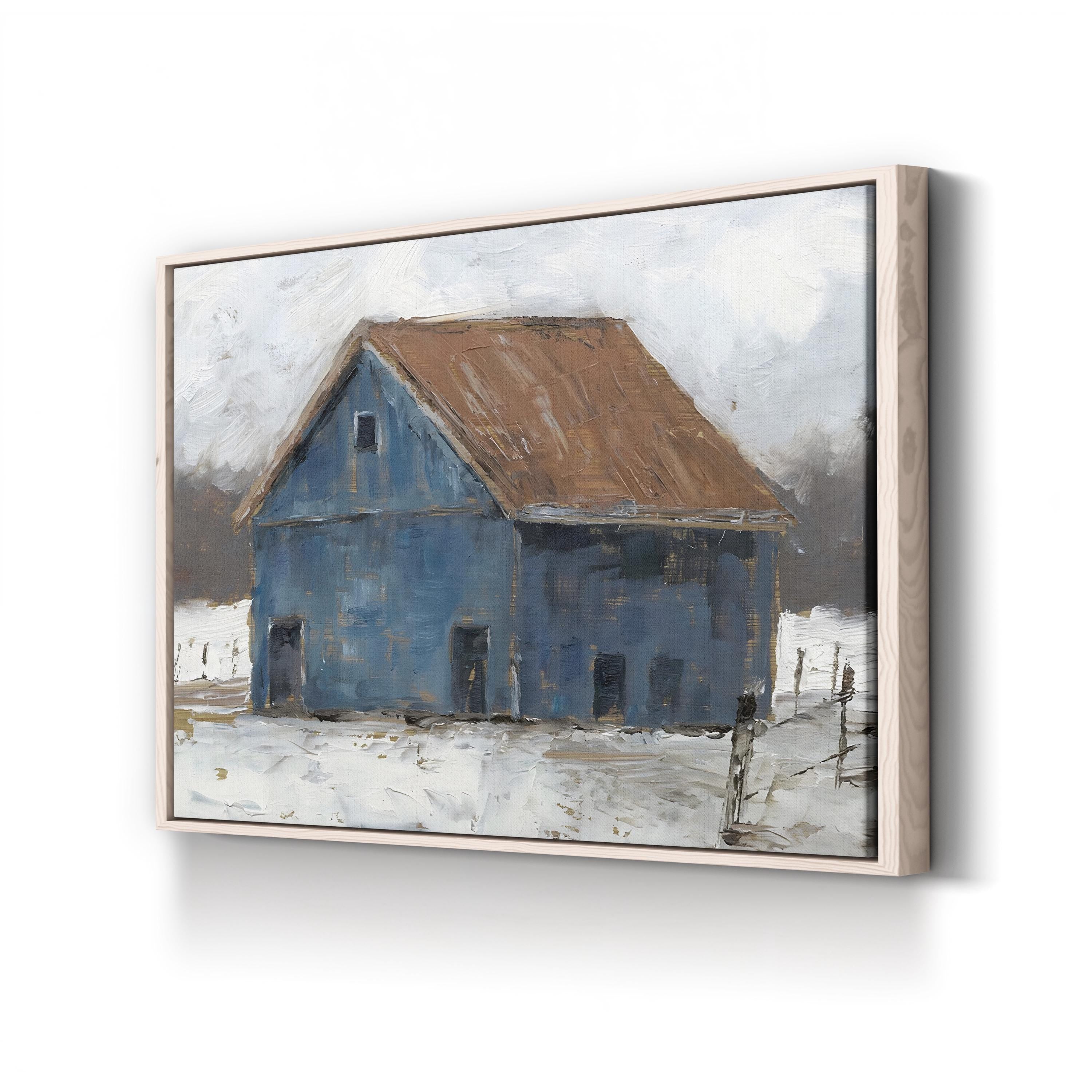 Blue Barn II Wall Art by Ethan Harper