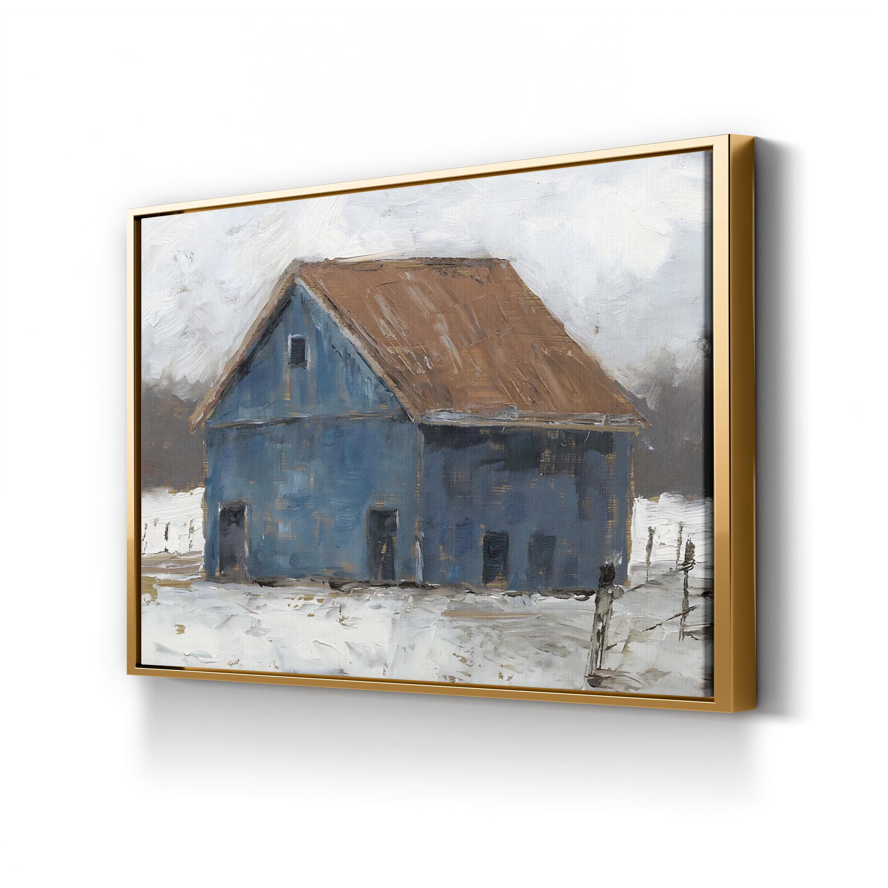 Blue Barn II Wall Art by Ethan Harper