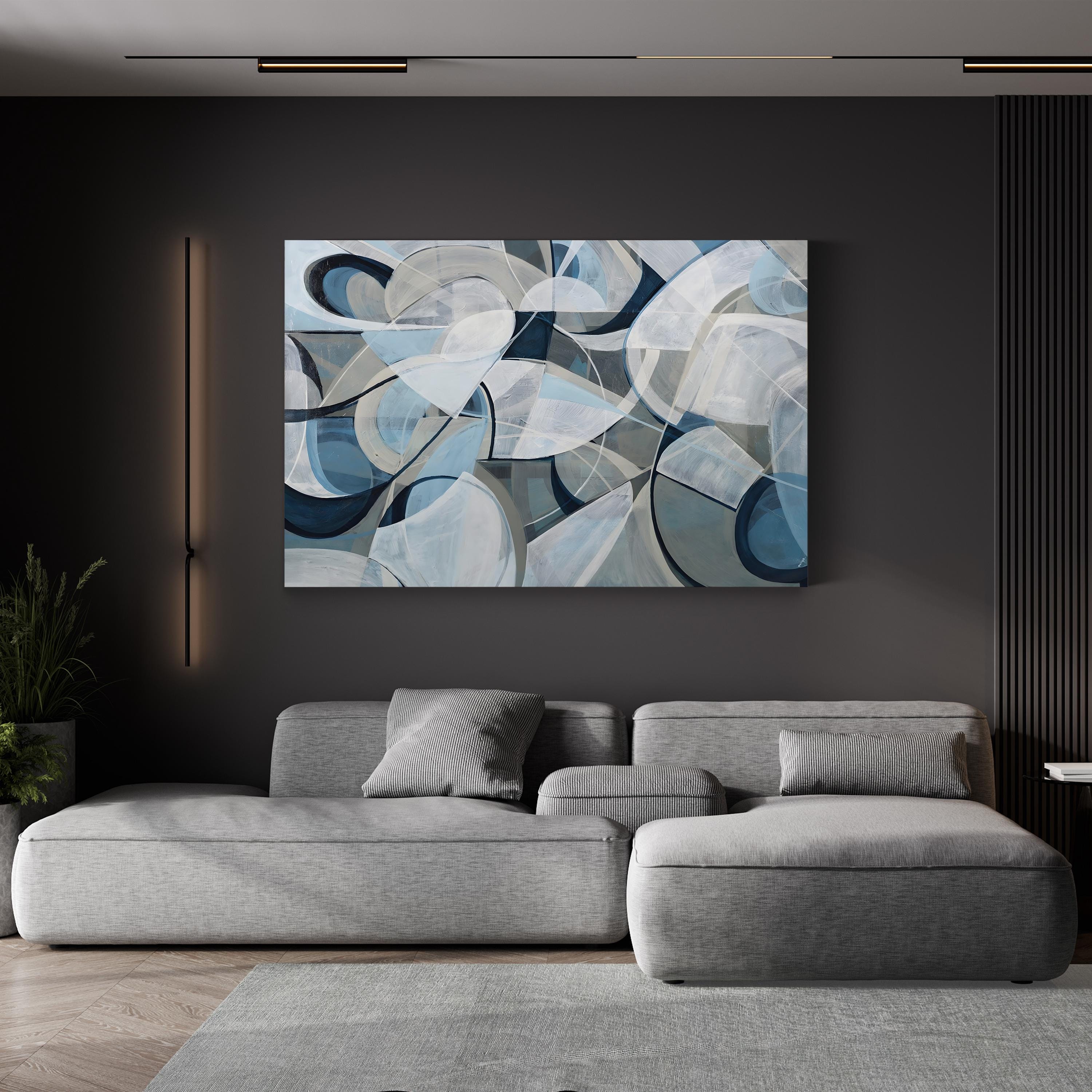 Blue Disco Wall Art by Kari Taylor