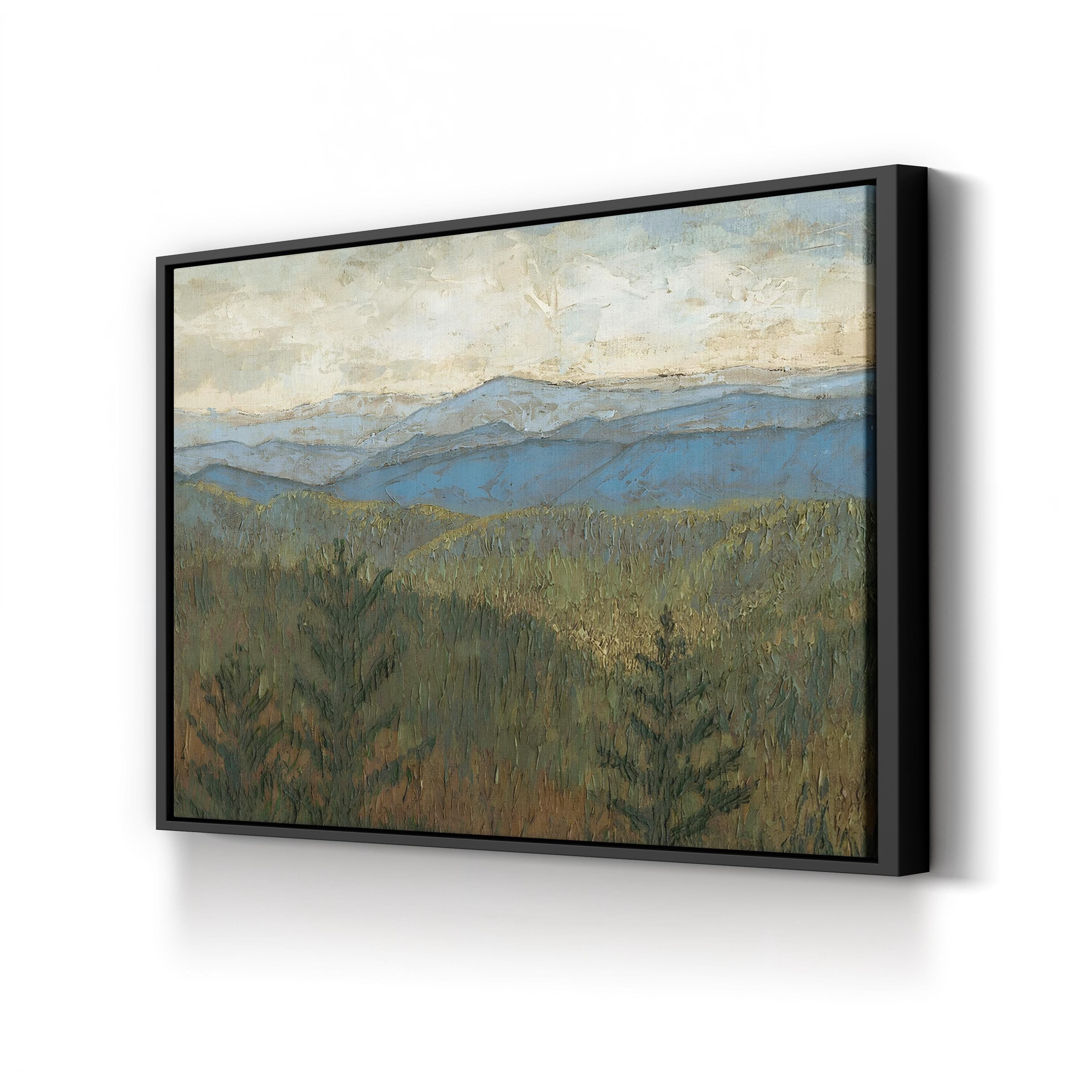 Blue Ridge View I Wall Art by Megan Meagher | Blue Ridge Mountains, Appalachian Region Landscape Canvas Print