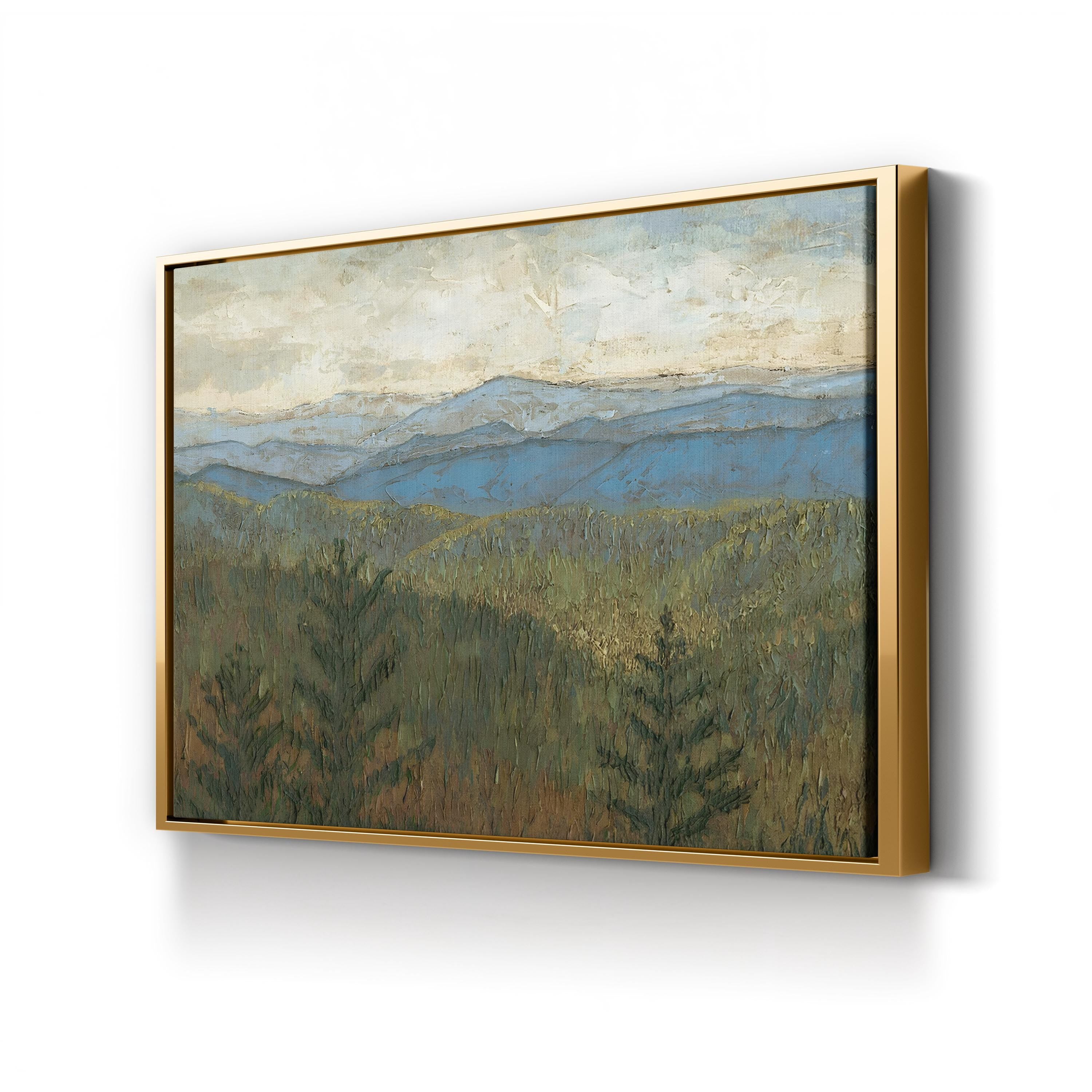 Blue Ridge View I Wall Art by Megan Meagher | Blue Ridge Mountains, Appalachian Region Landscape Canvas Print