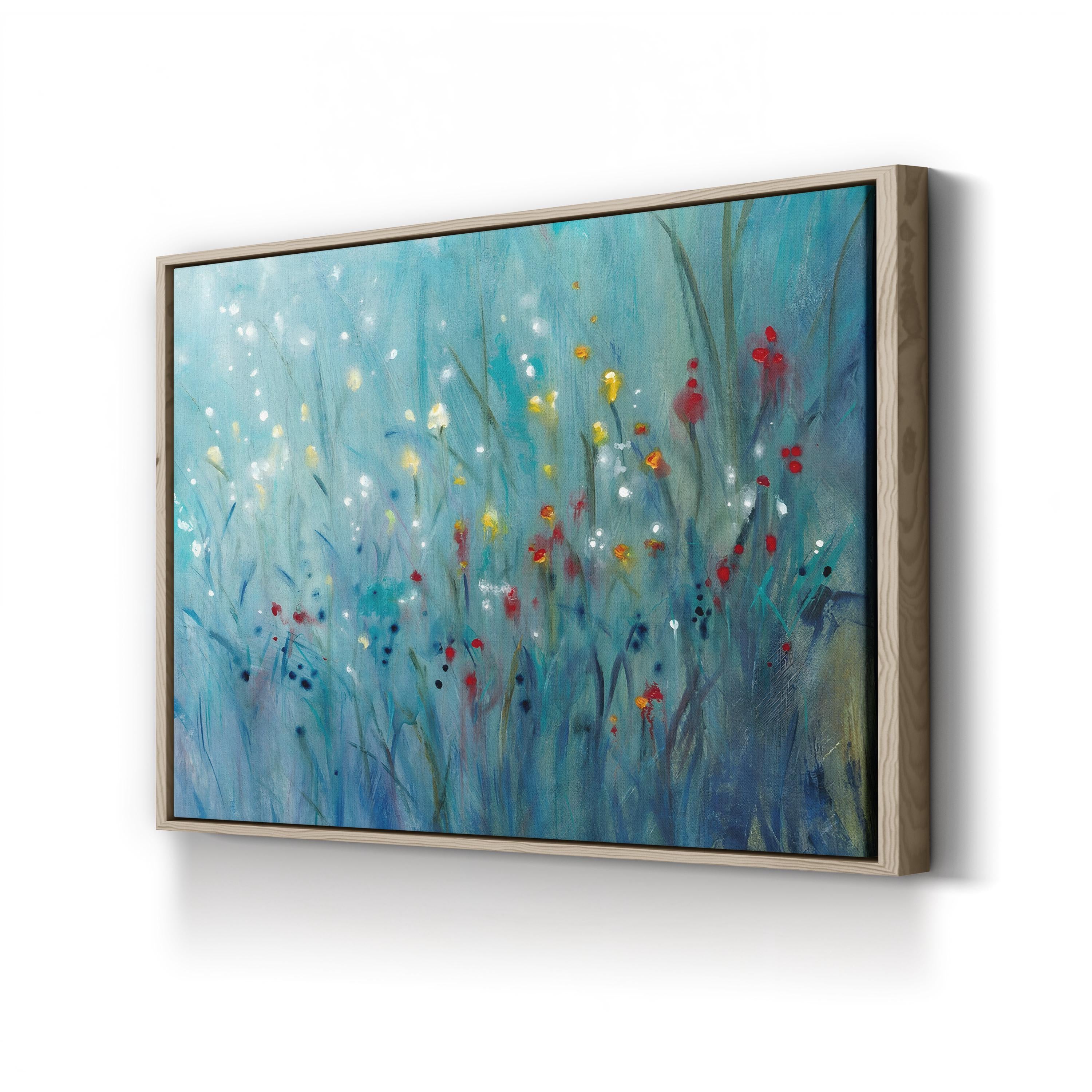 Blue Vision I Wall Art by Tim O'Toole | Contemporary Floral Abstract Canvas