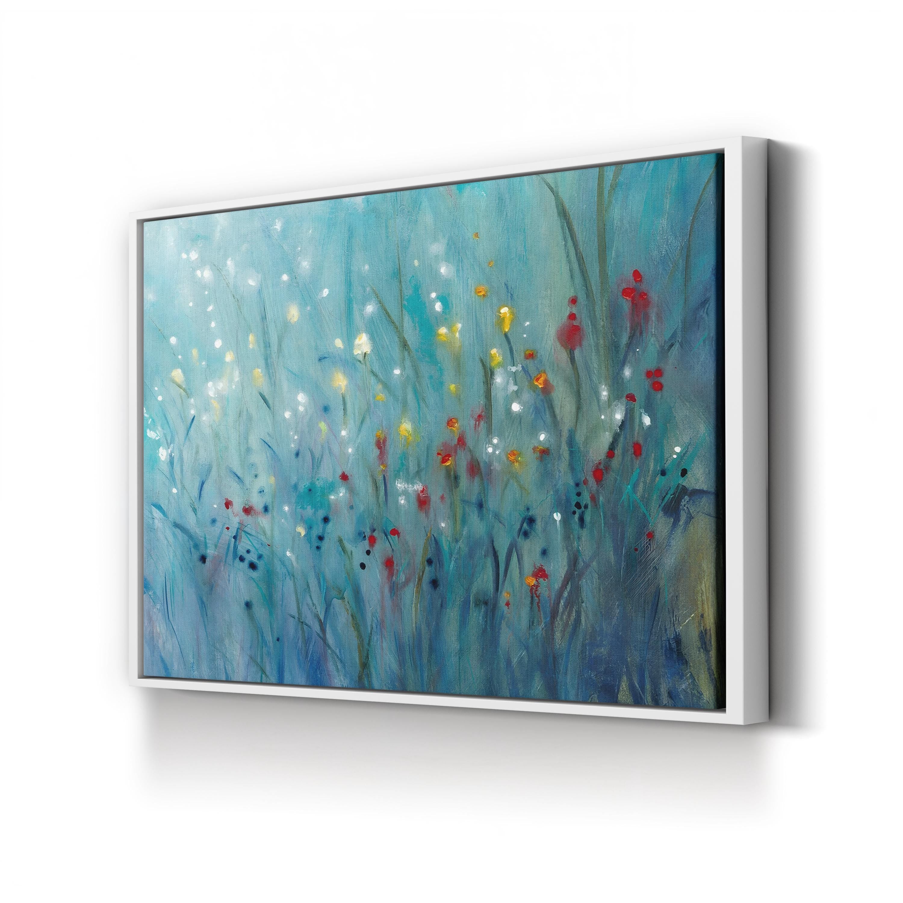 Blue Vision I Wall Art by Tim O'Toole | Contemporary Floral Abstract Canvas