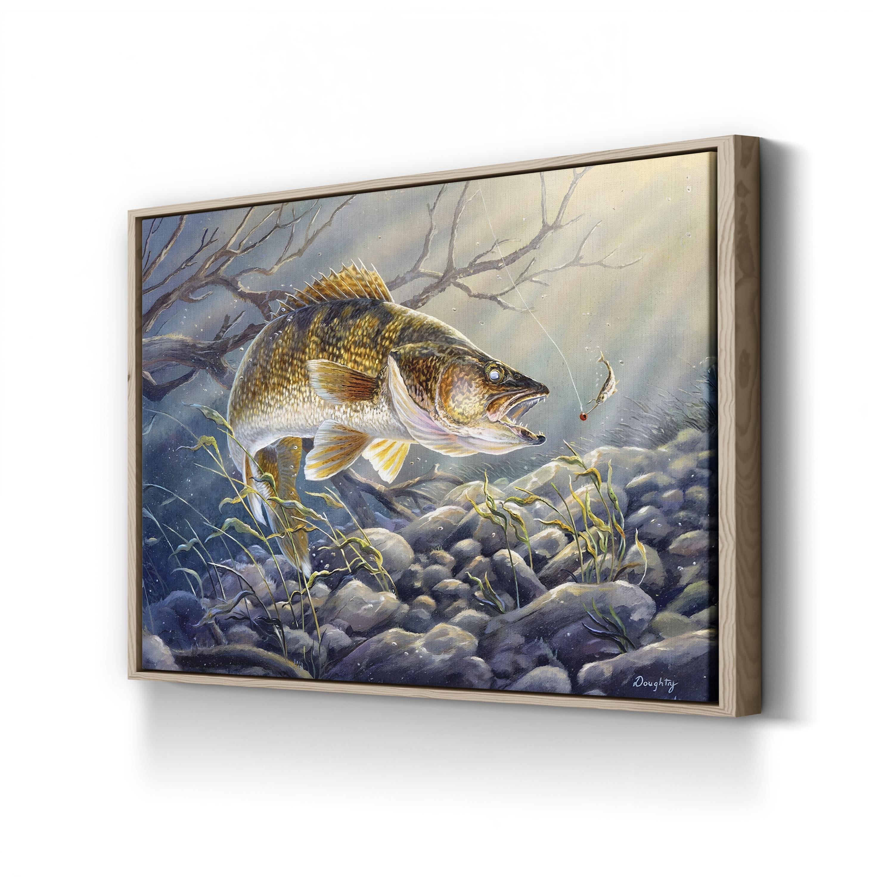 Break Line Walleye – Terry Doughty Wall Art | Wildlife Canvas Print