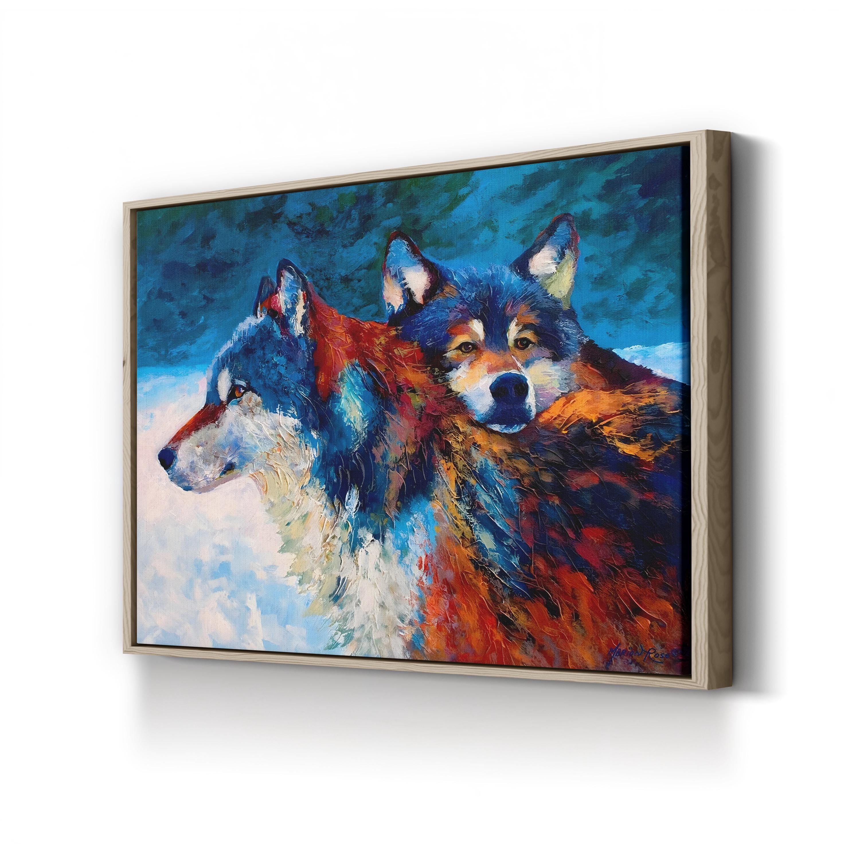 Buds Wall Art by Marion Rose – Contemporary Wolf Canvas Print