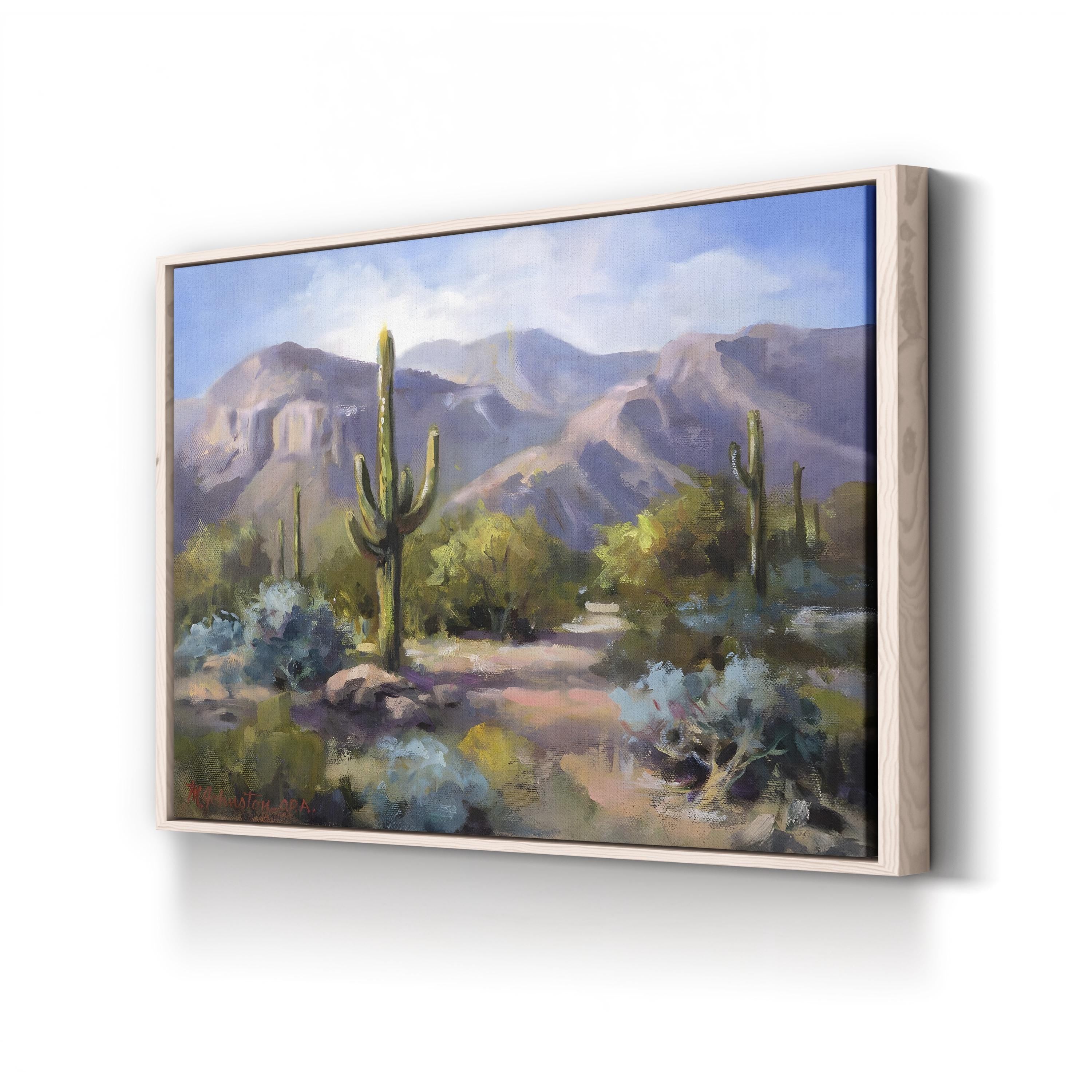 Catalina Mountain Foothills Wall Art by Maxine Johnston