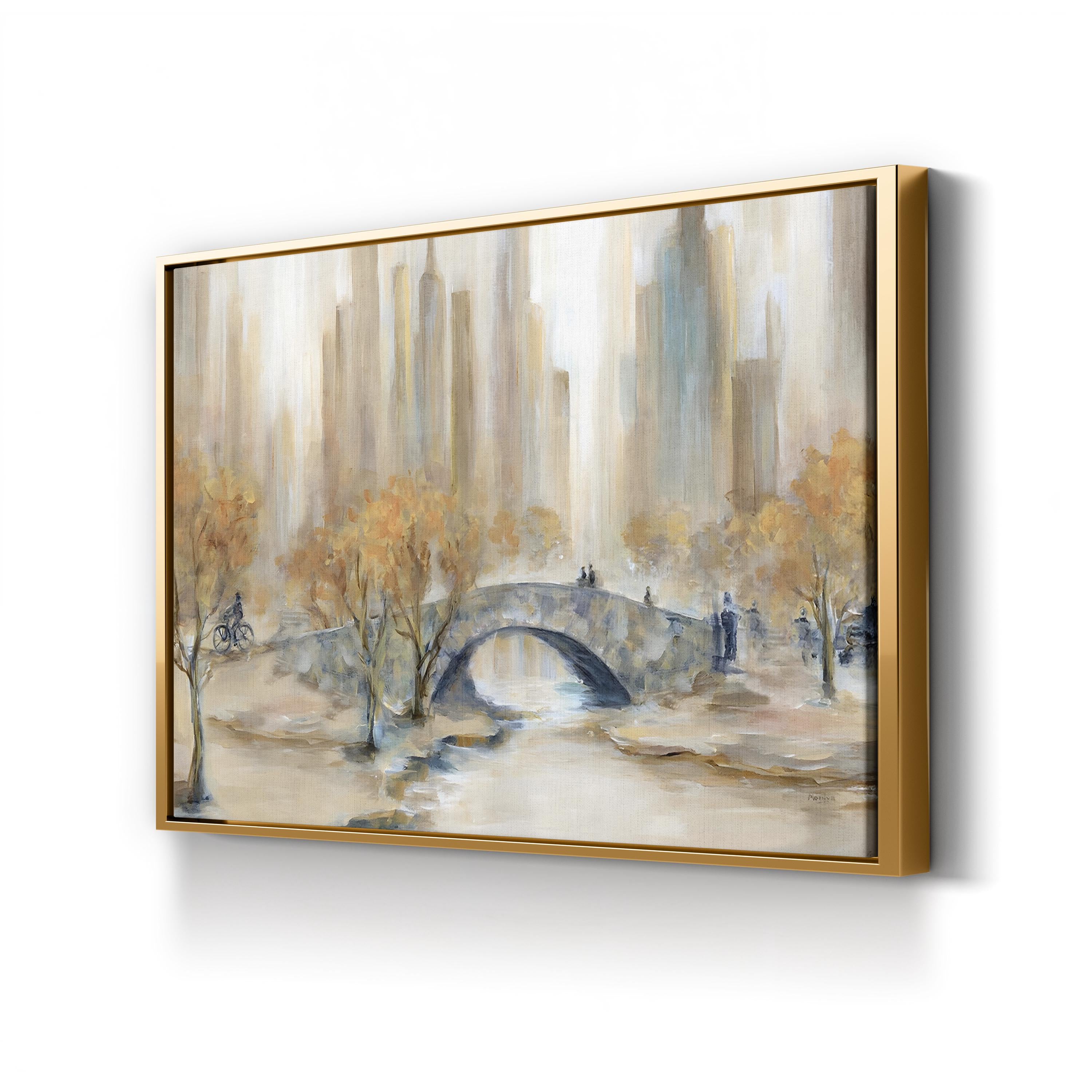 Central Park Autumn Canvas Art: New York City Fall Scene