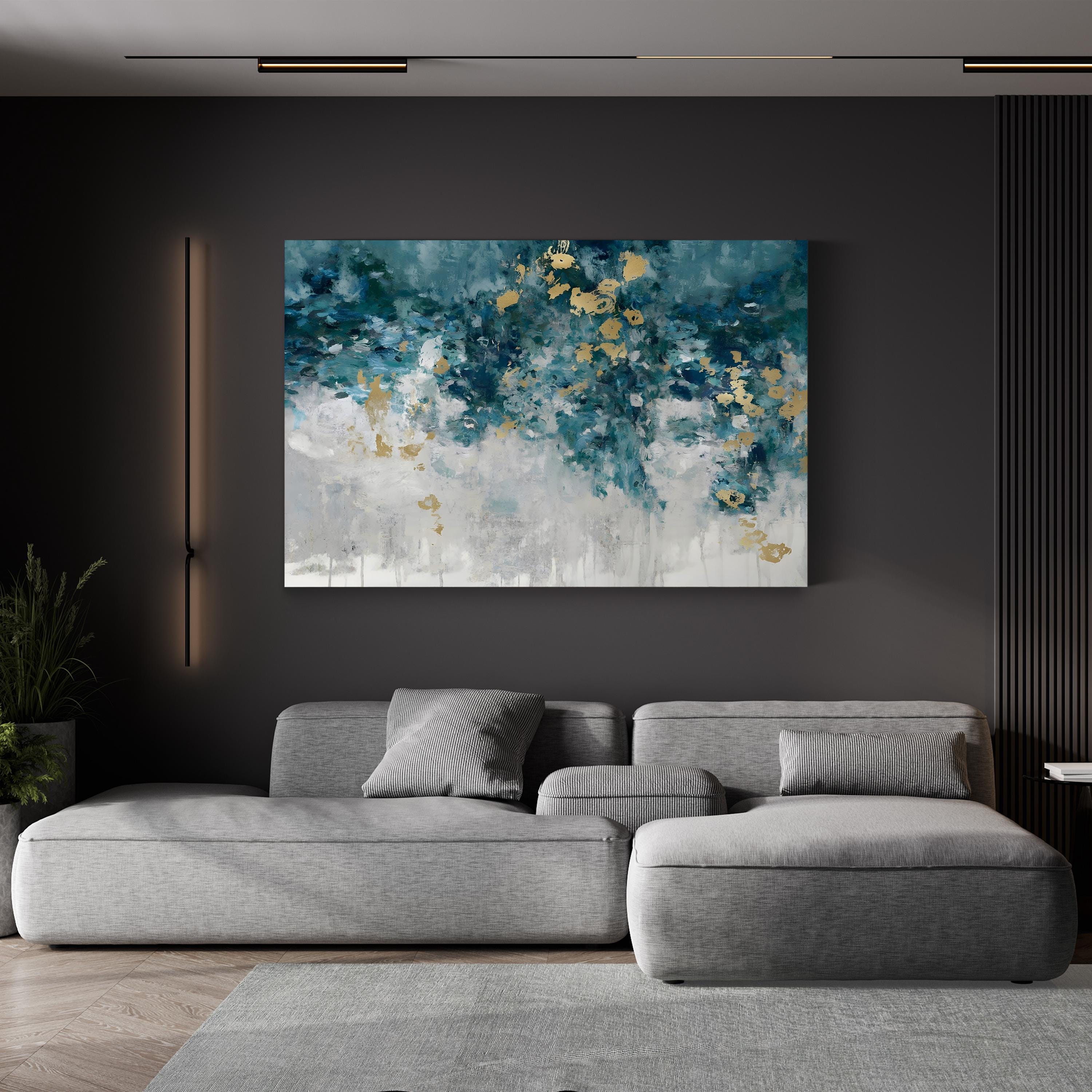 Charmed Teal Wall Art by Nikki Robbins