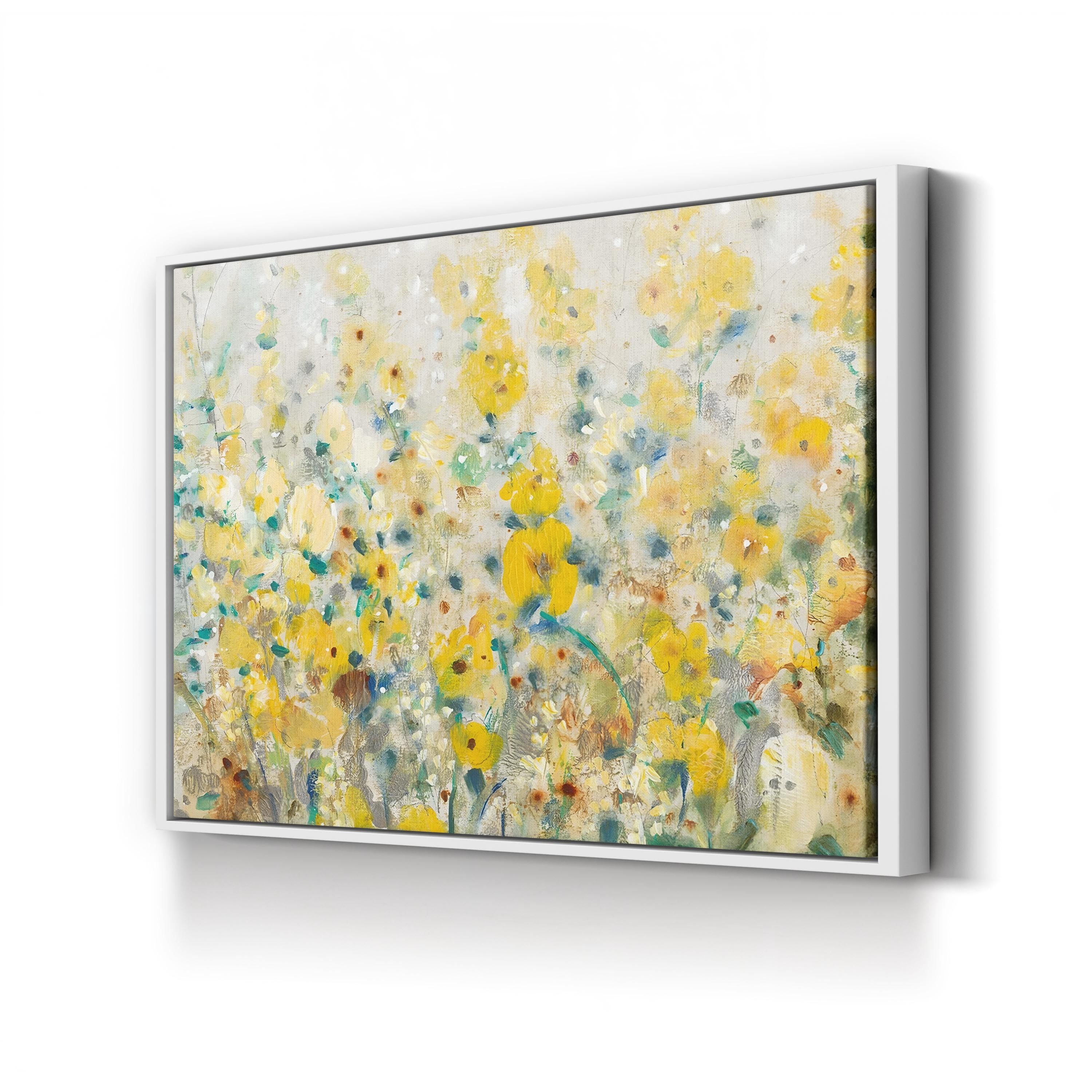 Cheerful Garden II Wall Art by Tim O’Toole – Contemporary Floral Canvas Print