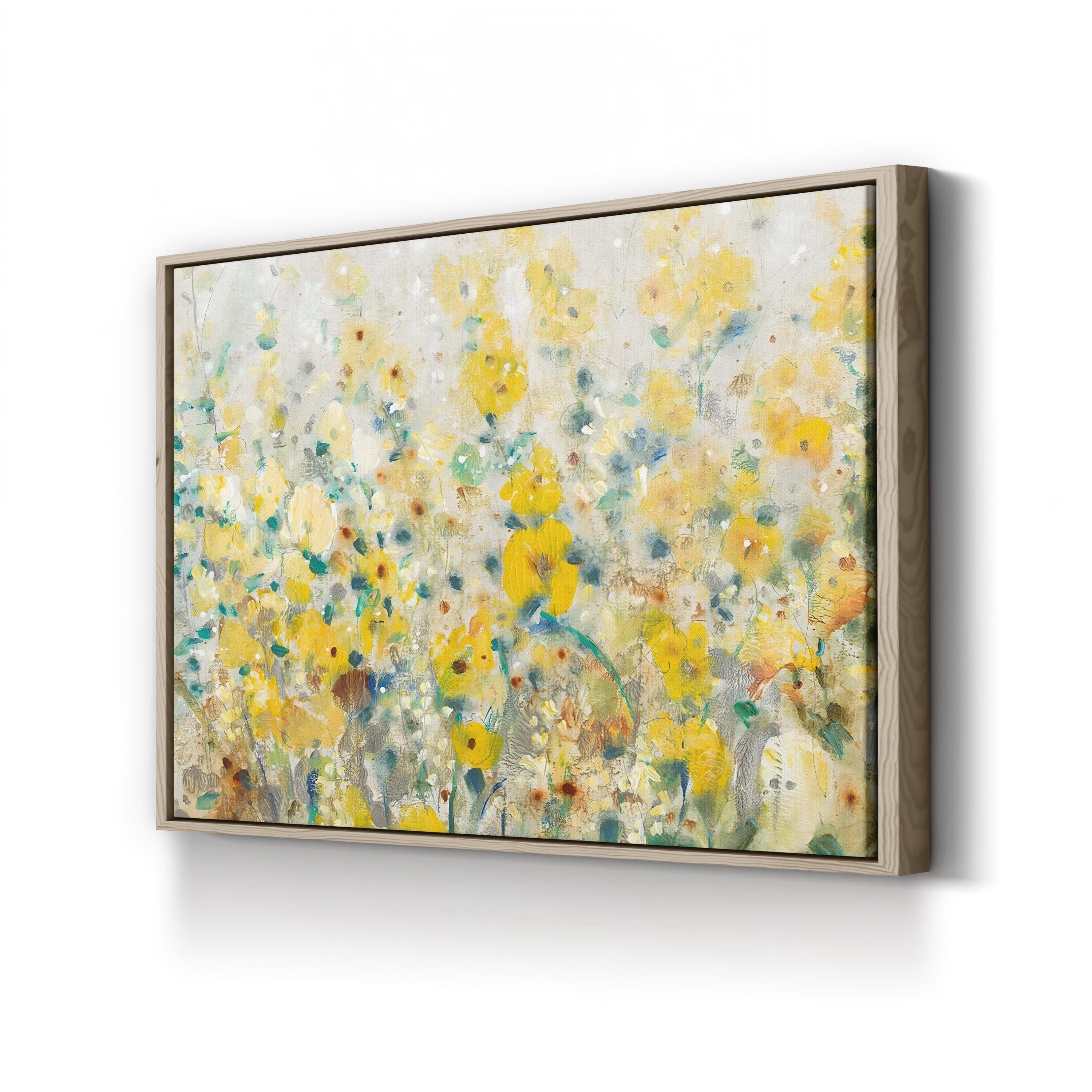 Cheerful Garden II Wall Art by Tim O’Toole – Contemporary Floral Canvas Print