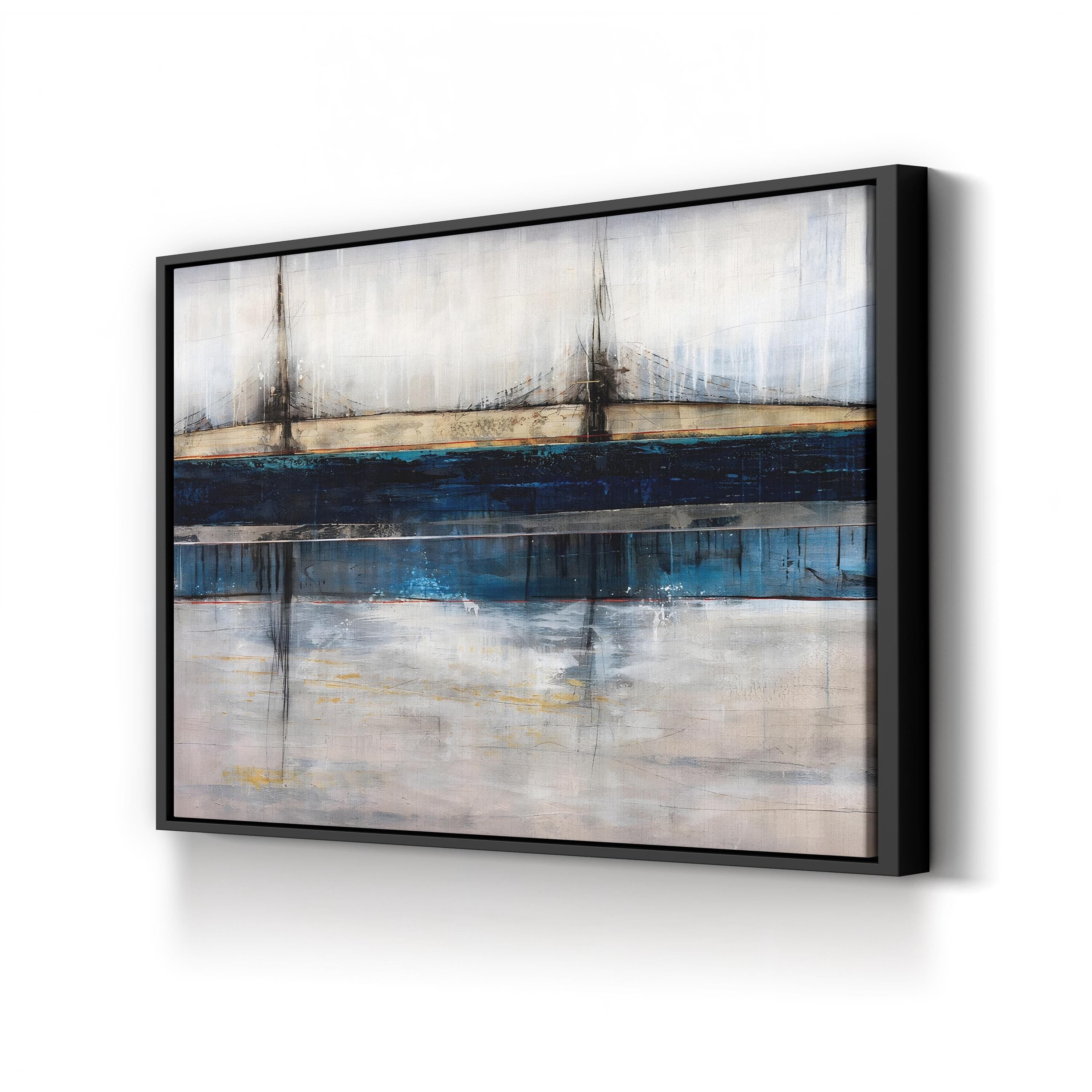 City Blue Wall Art by Joshua Schicker