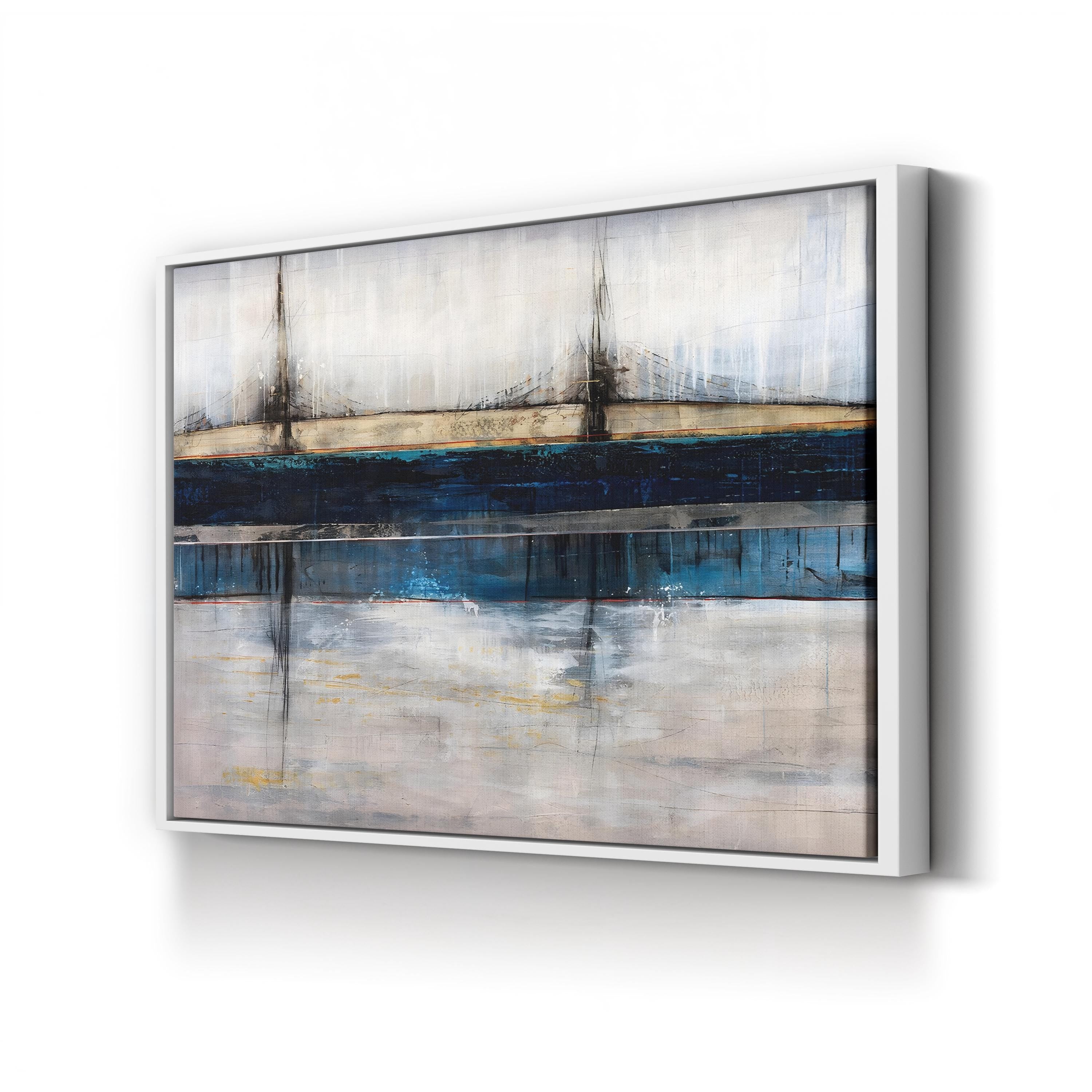City Blue Wall Art by Joshua Schicker