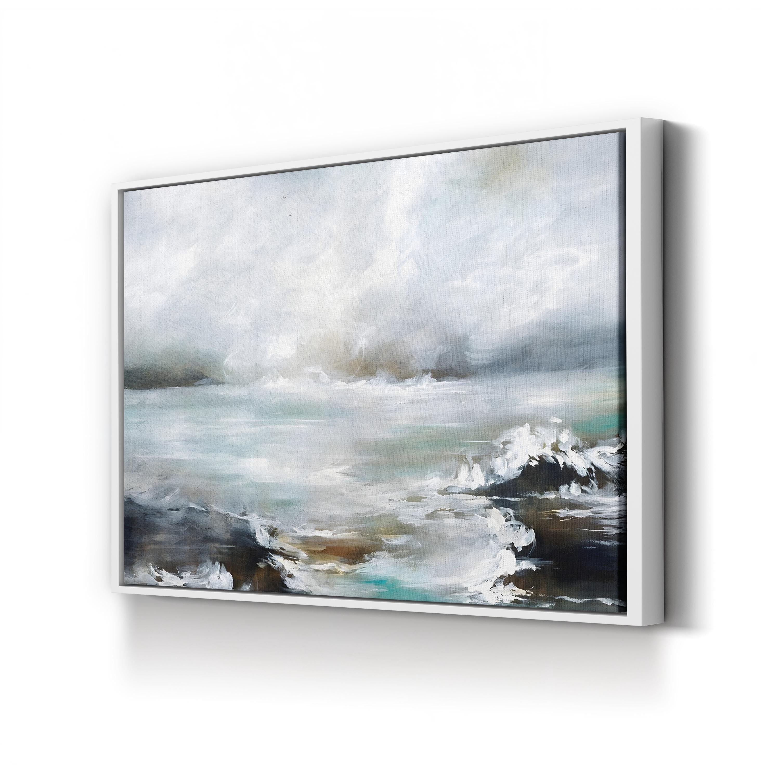 Coastal View III Seascape – Rikki Drotar Wall Art | Contemporary Seascape Canvas Print