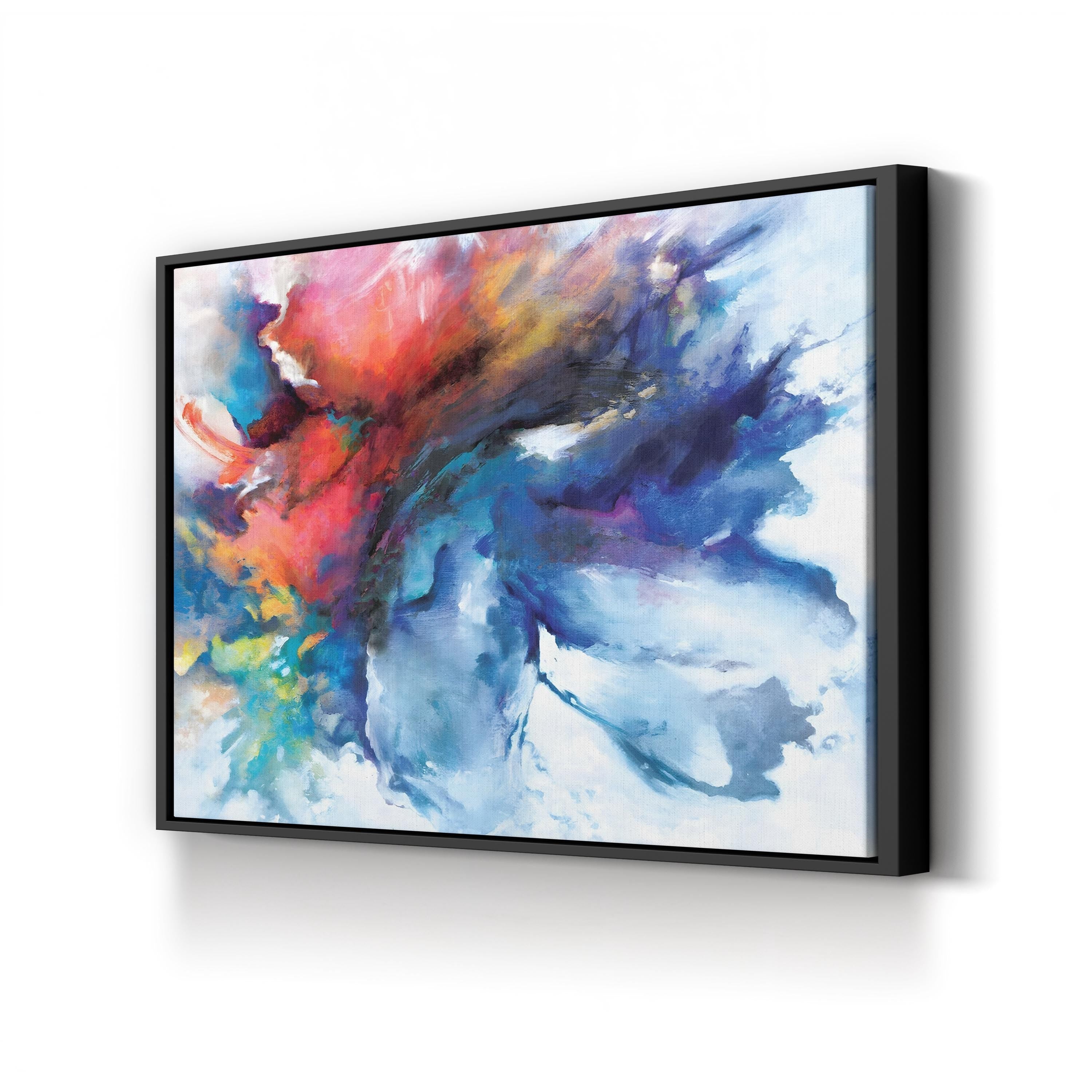 Color Burst – Contemporary Abstract Expressionist Wall Art by Circle Art Group