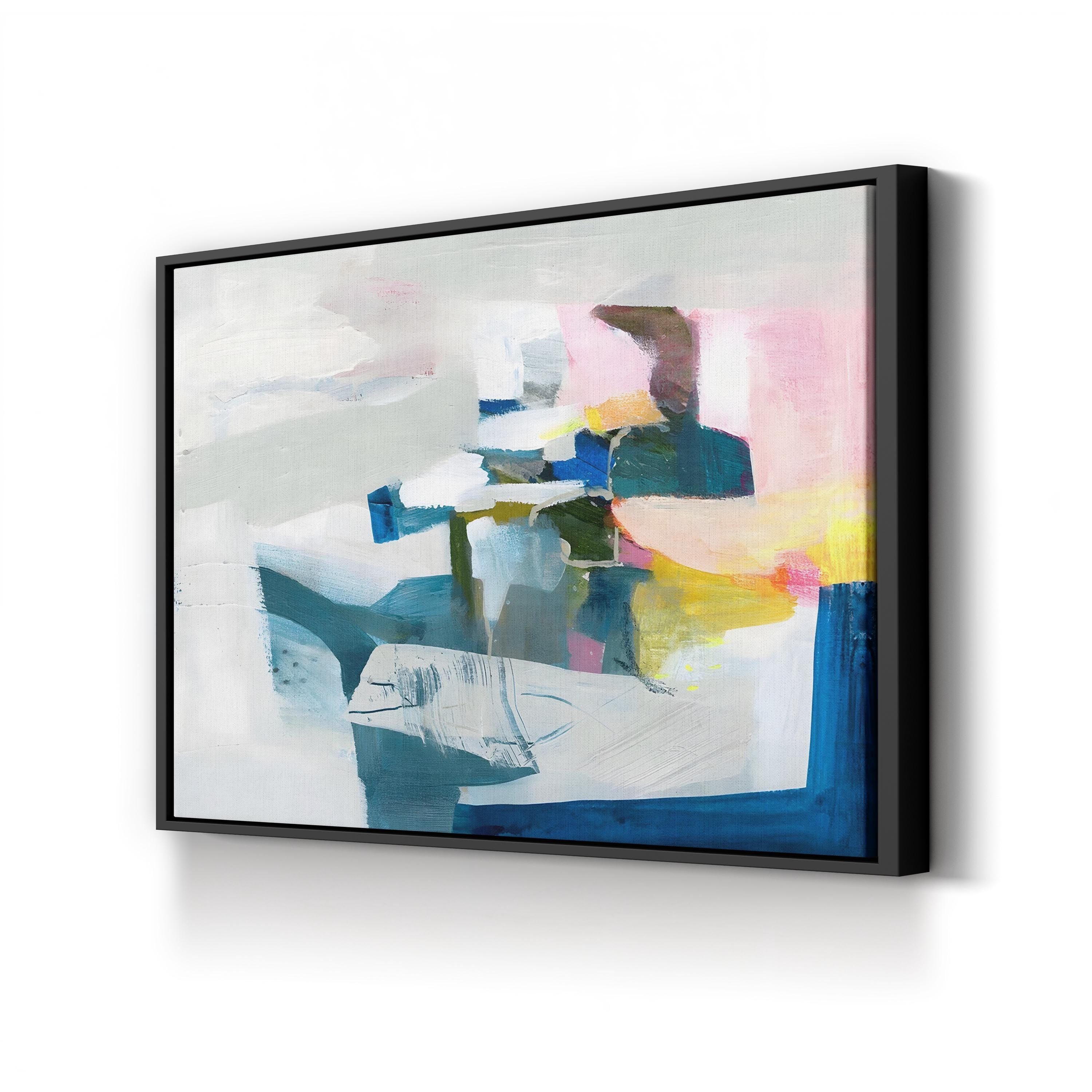Costa II Wall Art by Victoria Borges – Modern Abstract Coastal Seascape Canvas