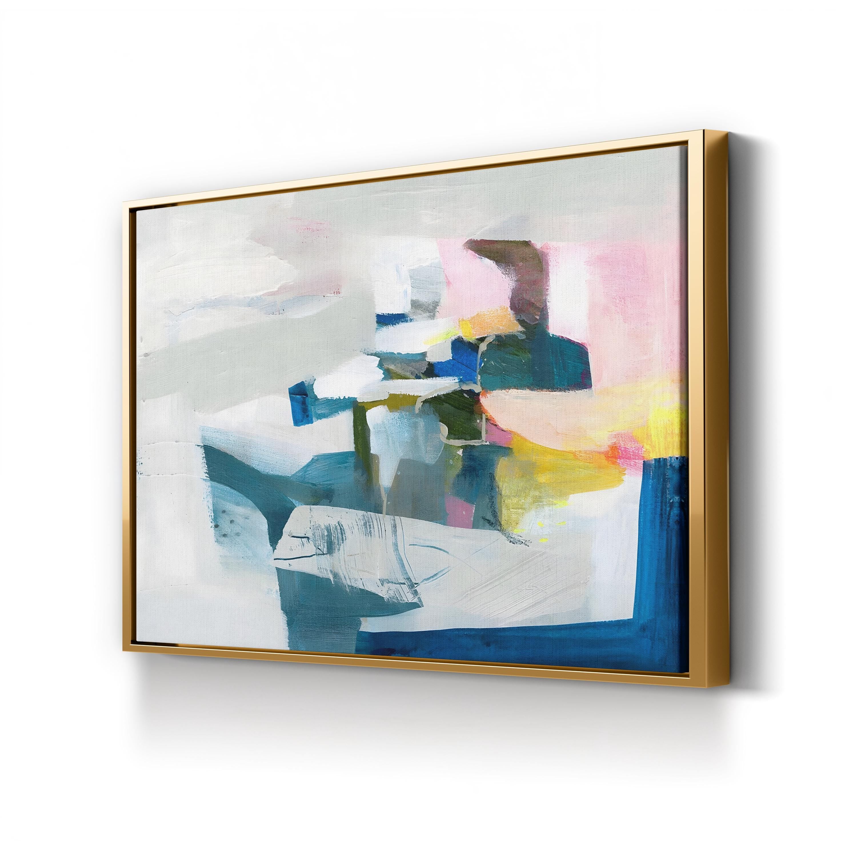 Costa II Wall Art by Victoria Borges – Modern Abstract Coastal Seascape Canvas