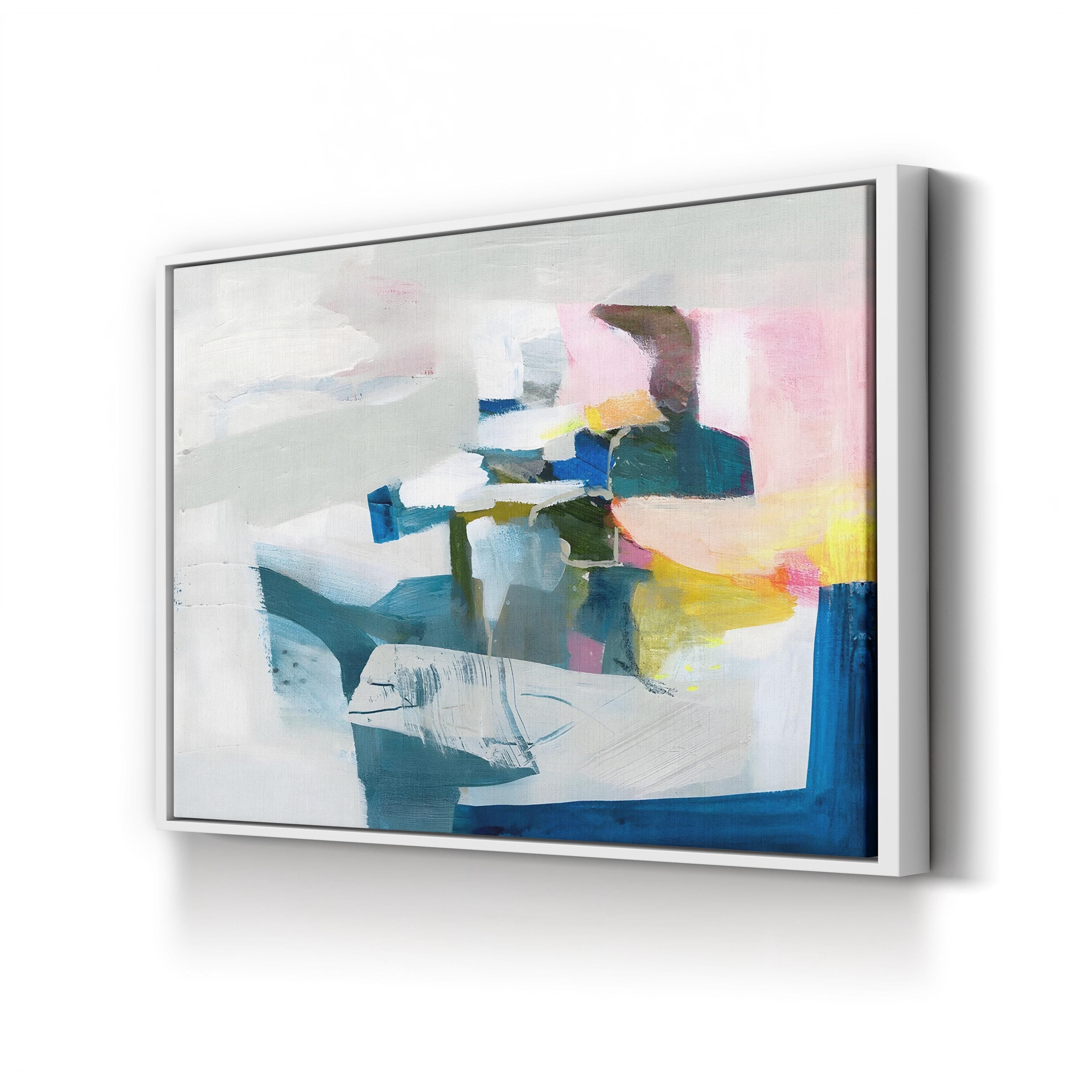 Costa II Wall Art by Victoria Borges – Modern Abstract Coastal Seascape Canvas