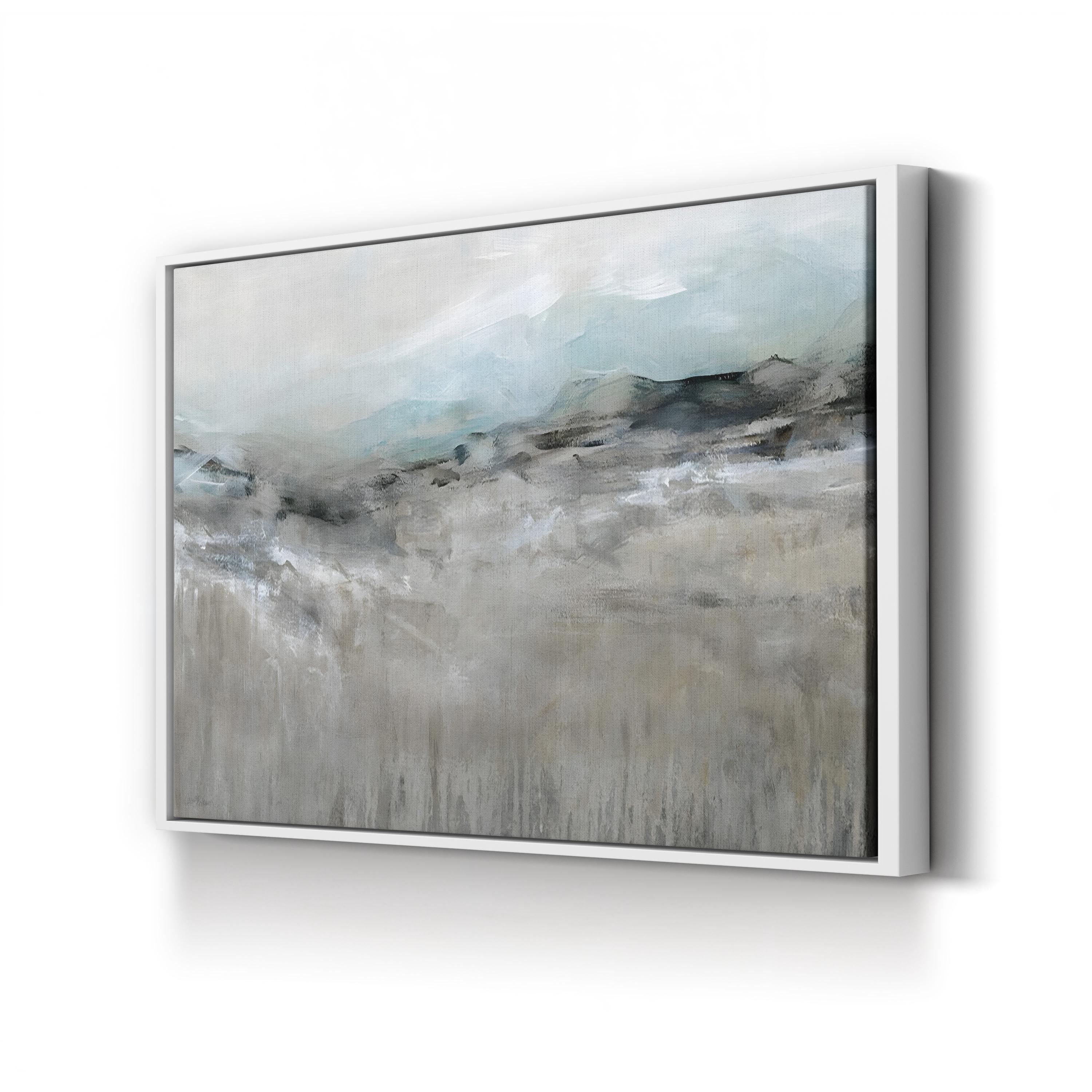 Distant Foothills Wall Art by Carol Robinson – Soft Contemporary Landscape Canvas Print