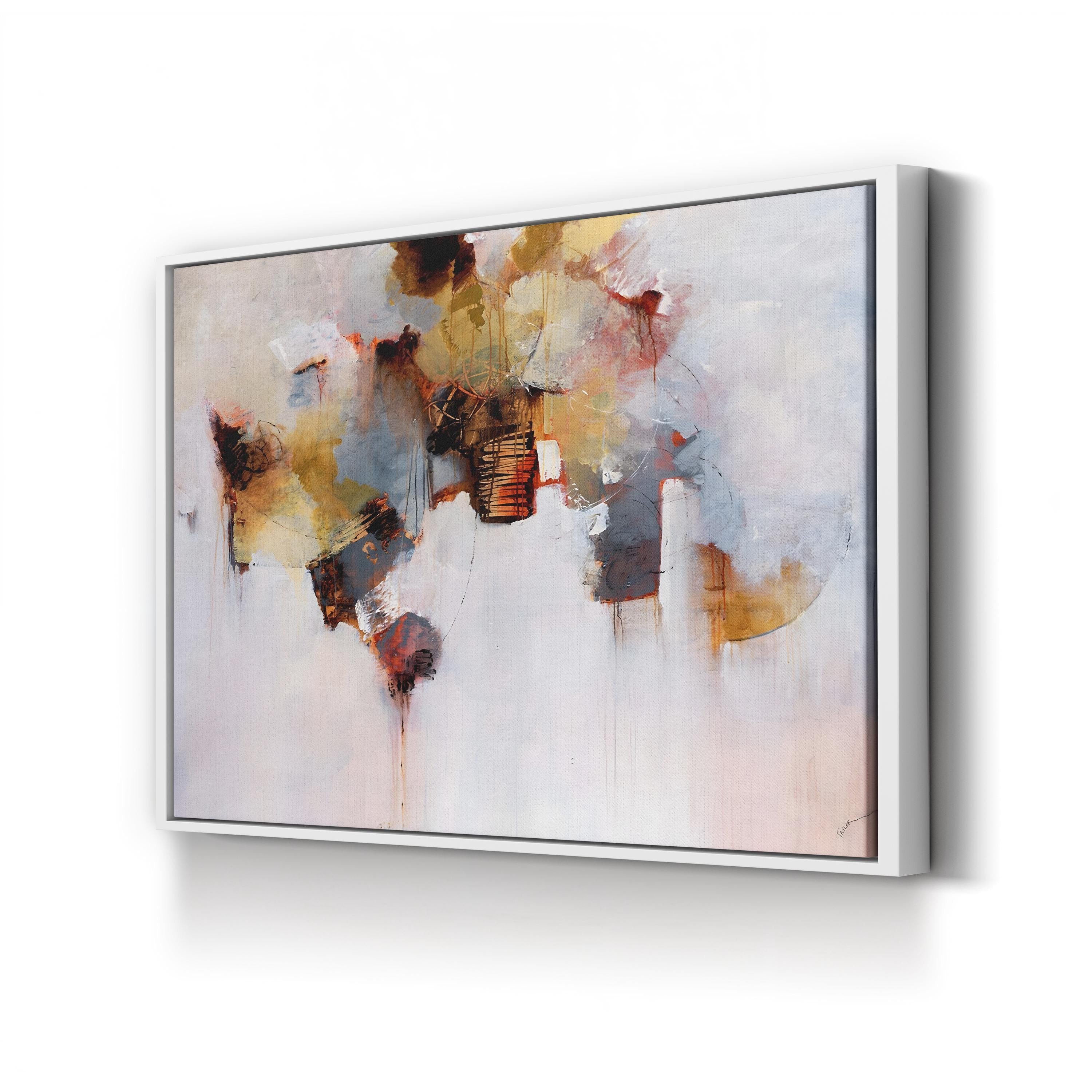 Earthenware – Contemporary Abstract Textured Wall Art by Kari Taylor
