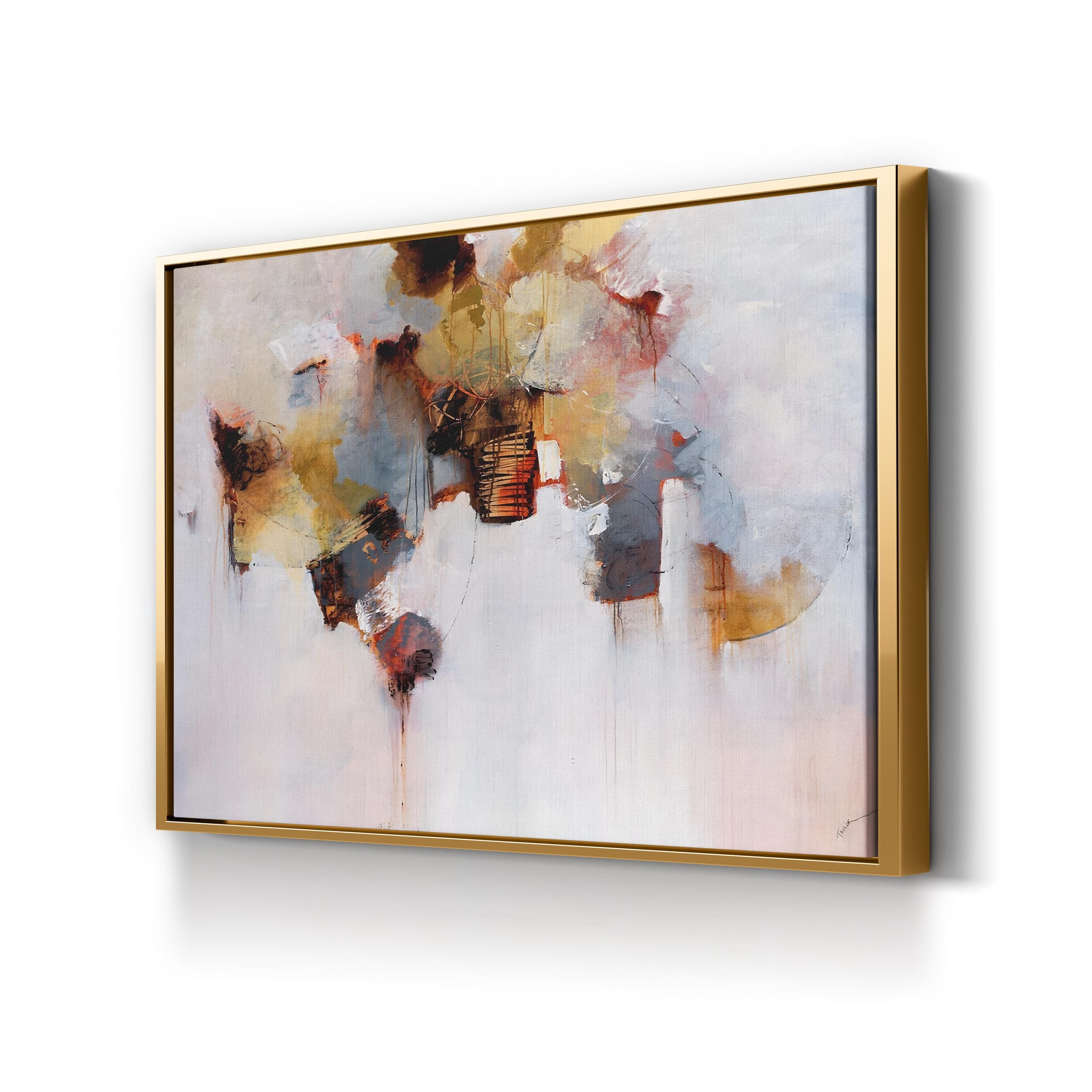 Earthenware – Contemporary Abstract Textured Wall Art by Kari Taylor