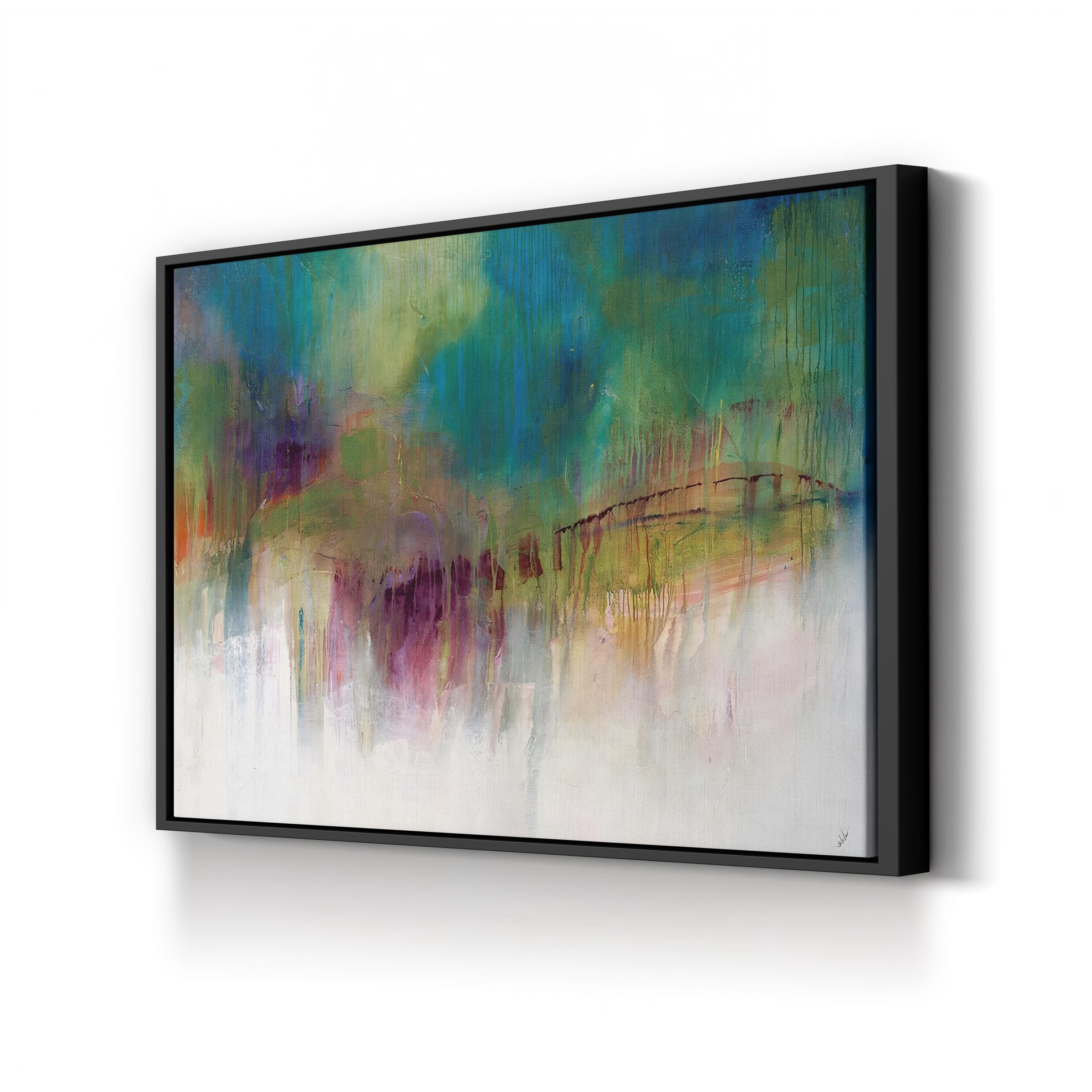 Efflorence Spring Wall Art by Joshua Schicker – Abstract Floral Canvas Print