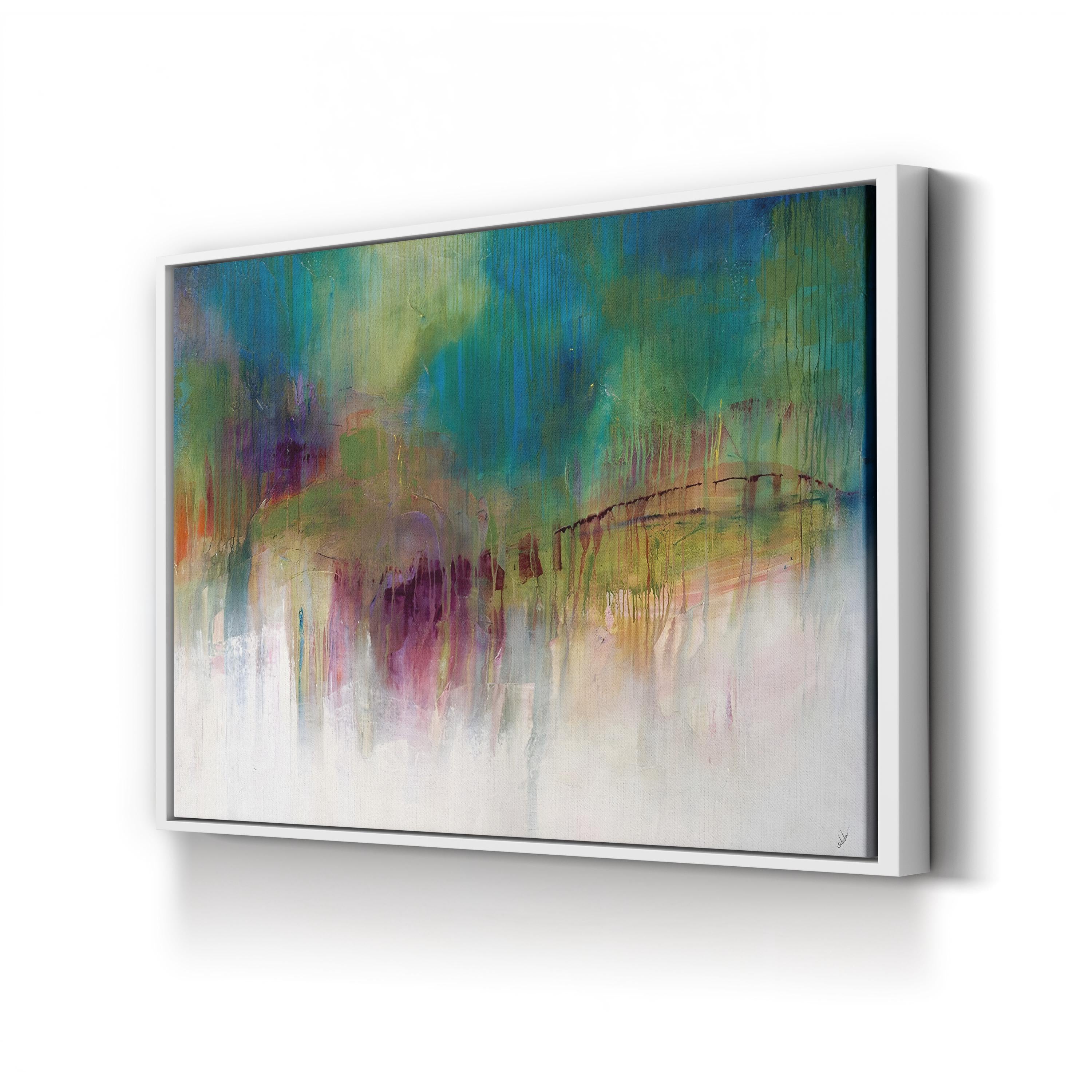 Efflorence Spring Wall Art by Joshua Schicker – Abstract Floral Canvas Print