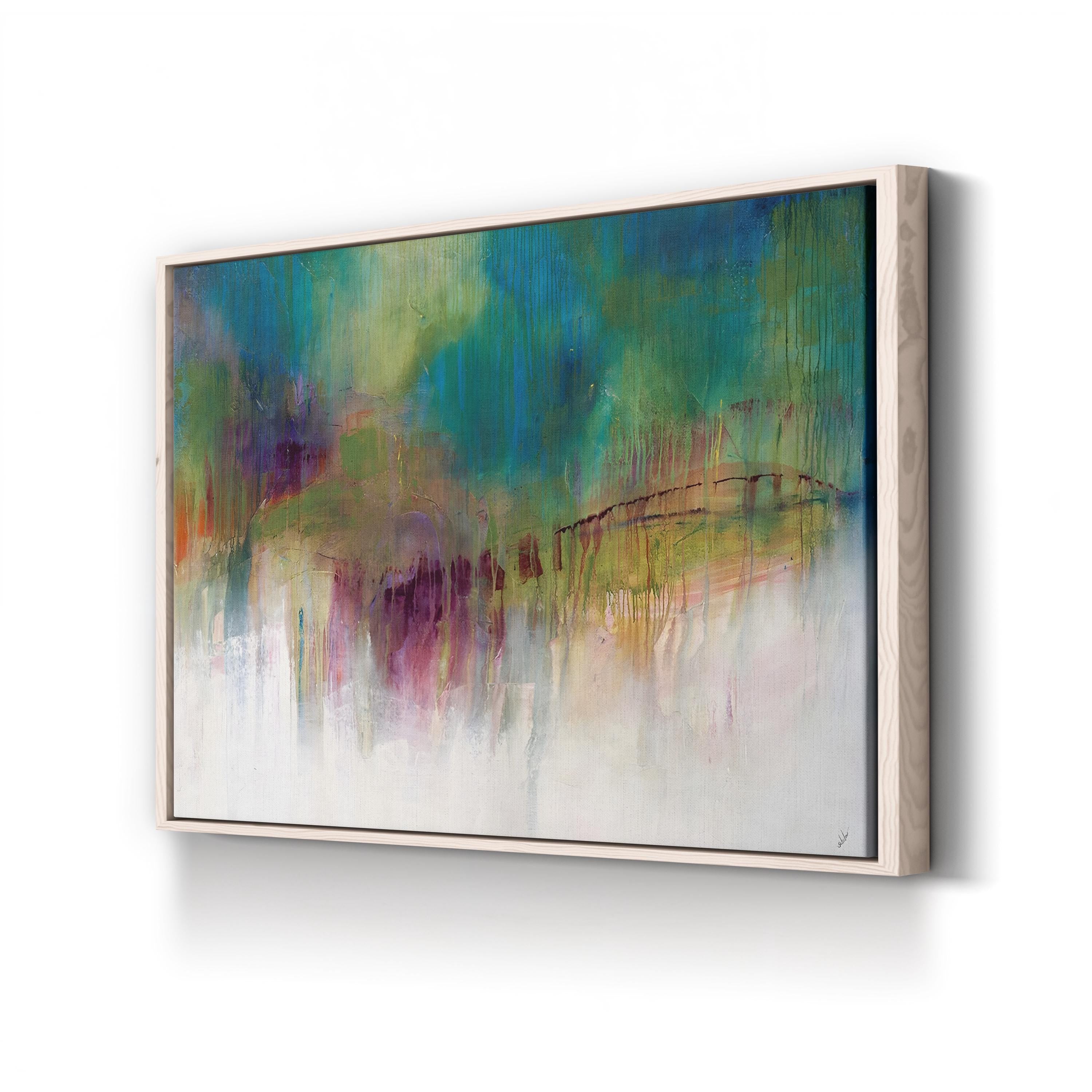 Efflorence Spring Wall Art by Joshua Schicker – Abstract Floral Canvas Print