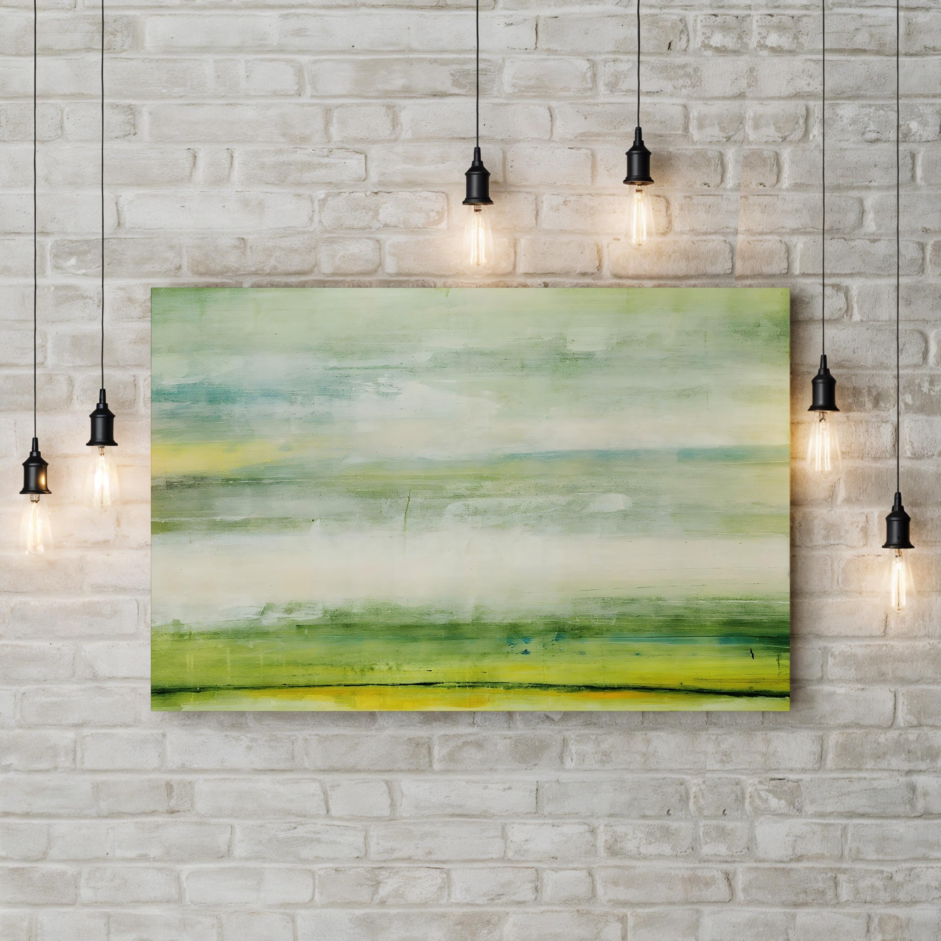 Elements of Green Tones Shift Wall Art by Joshua Schicker