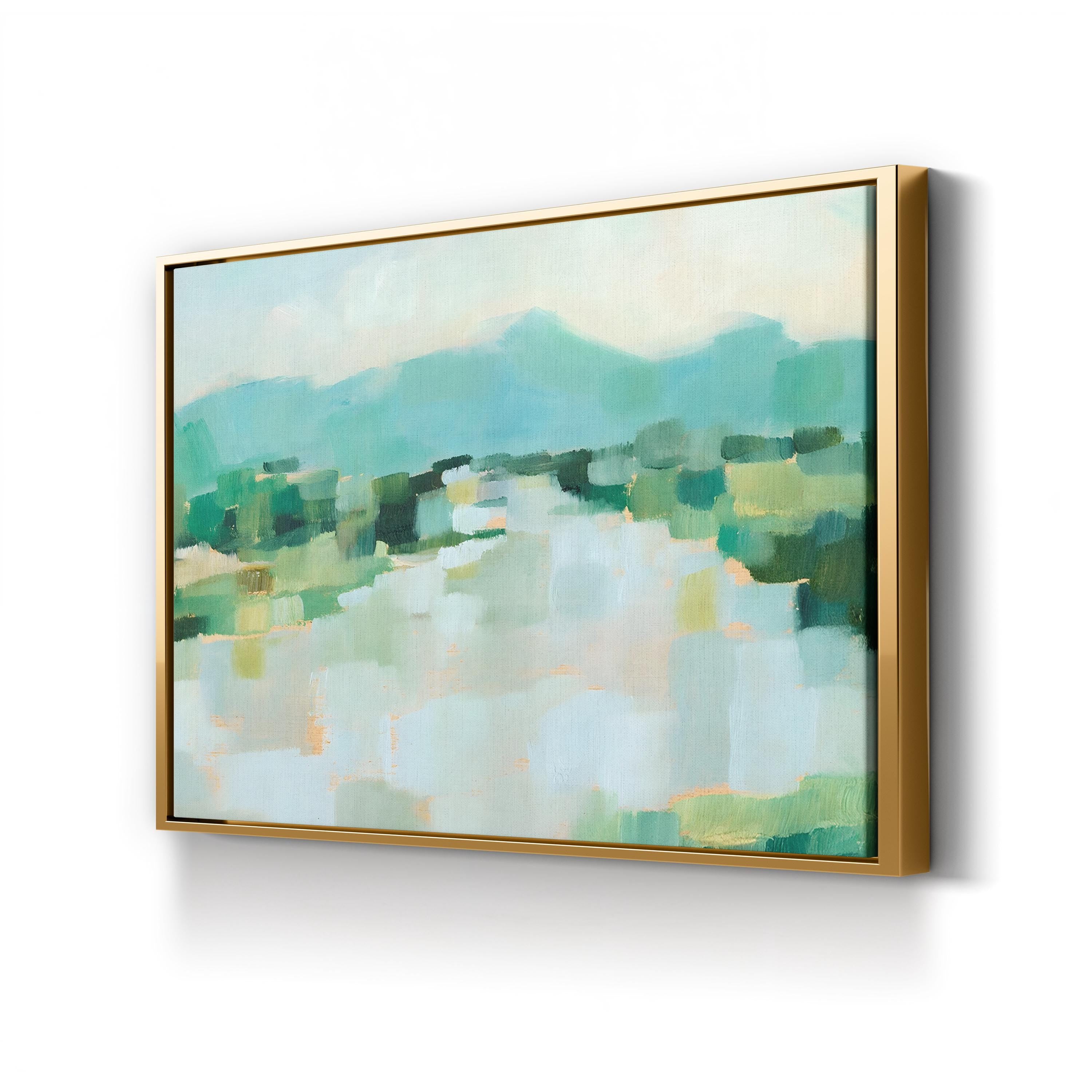 Emerald Island II Wall Art – Ethan Harper | Contemporary Green Landscape Canvas Print