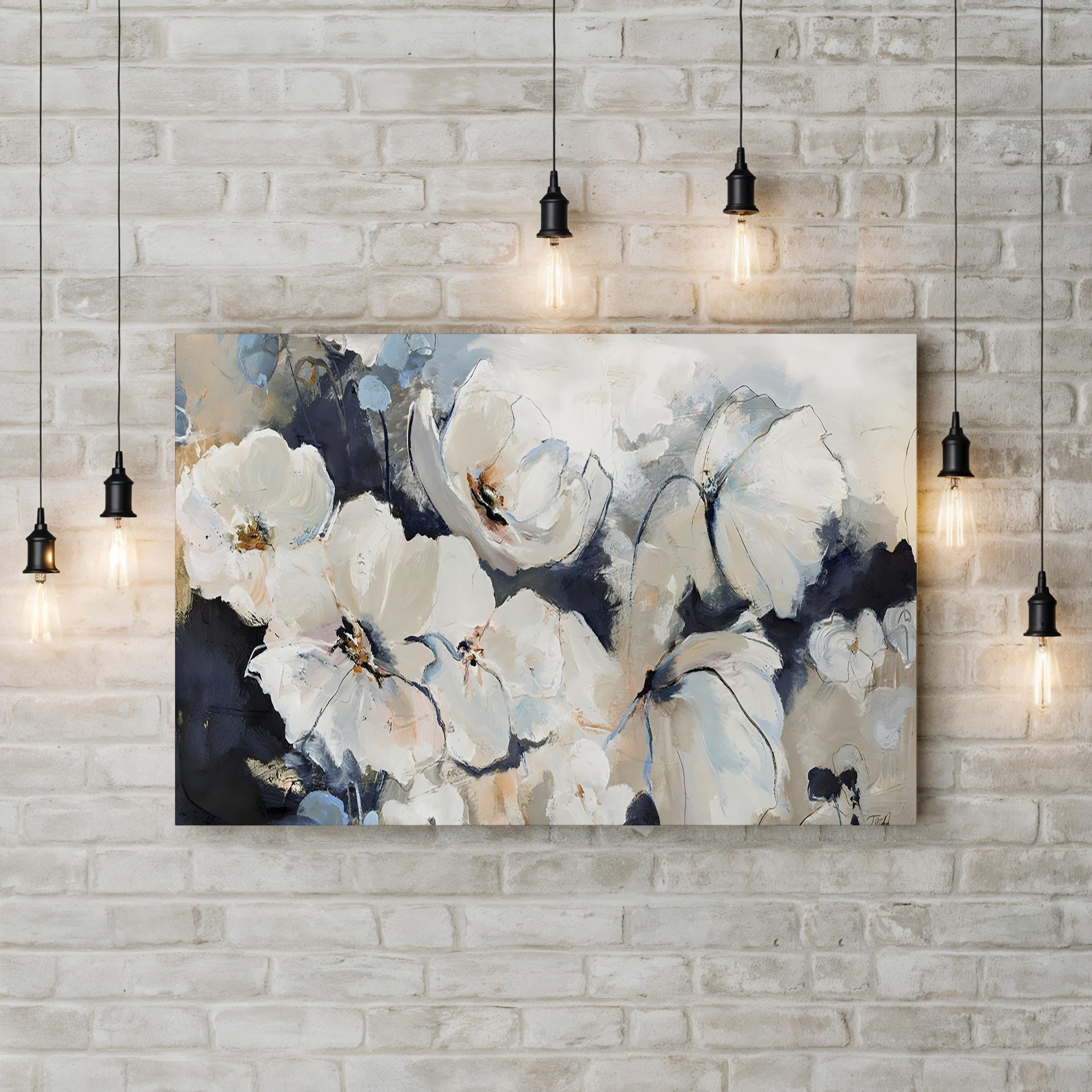 Flower Variety II Wall Art by Design Fabrikken – Contemporary Floral Canvas Print