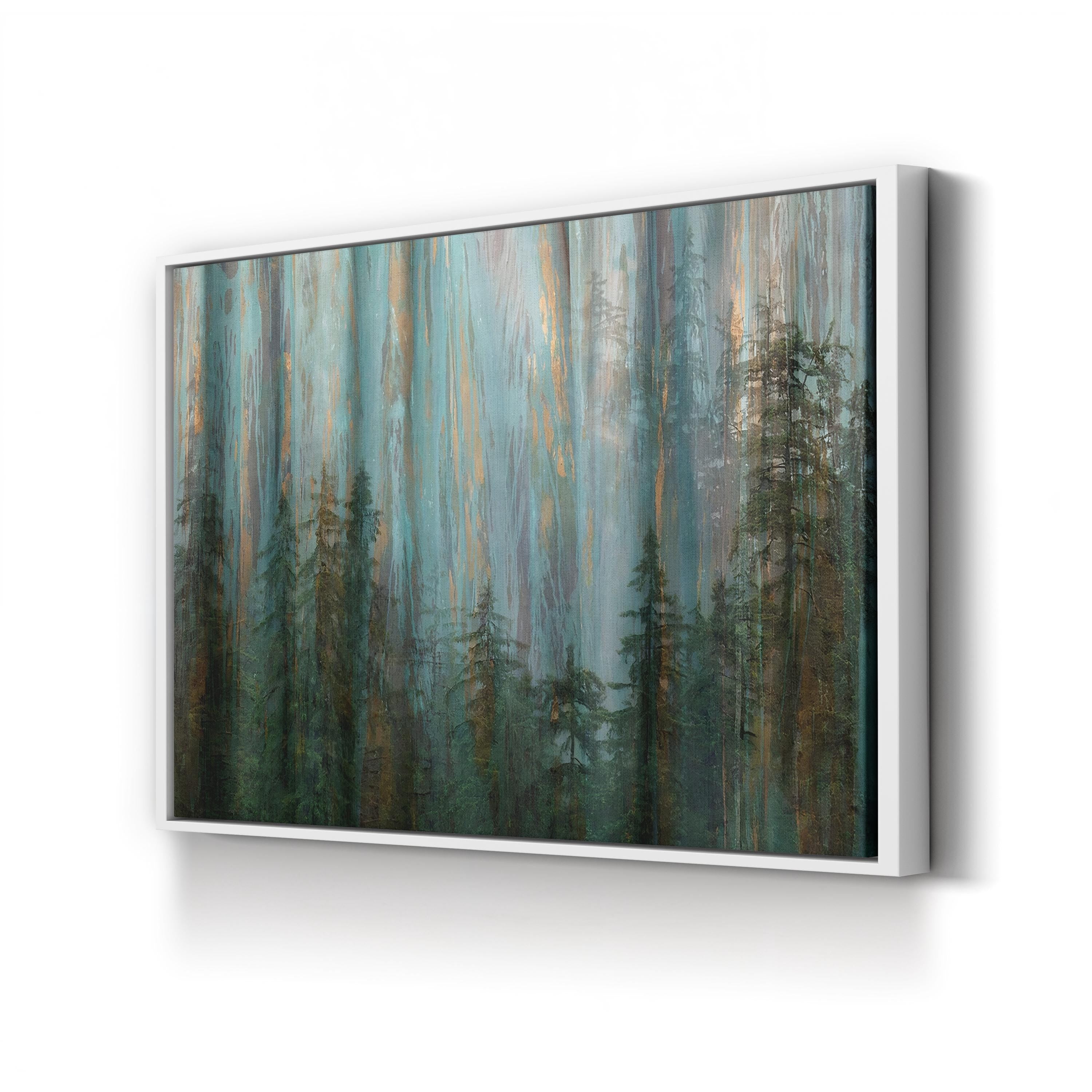 Forest I Wall Art – Tranquil Abstract Forest Canvas by Kathy Mahan