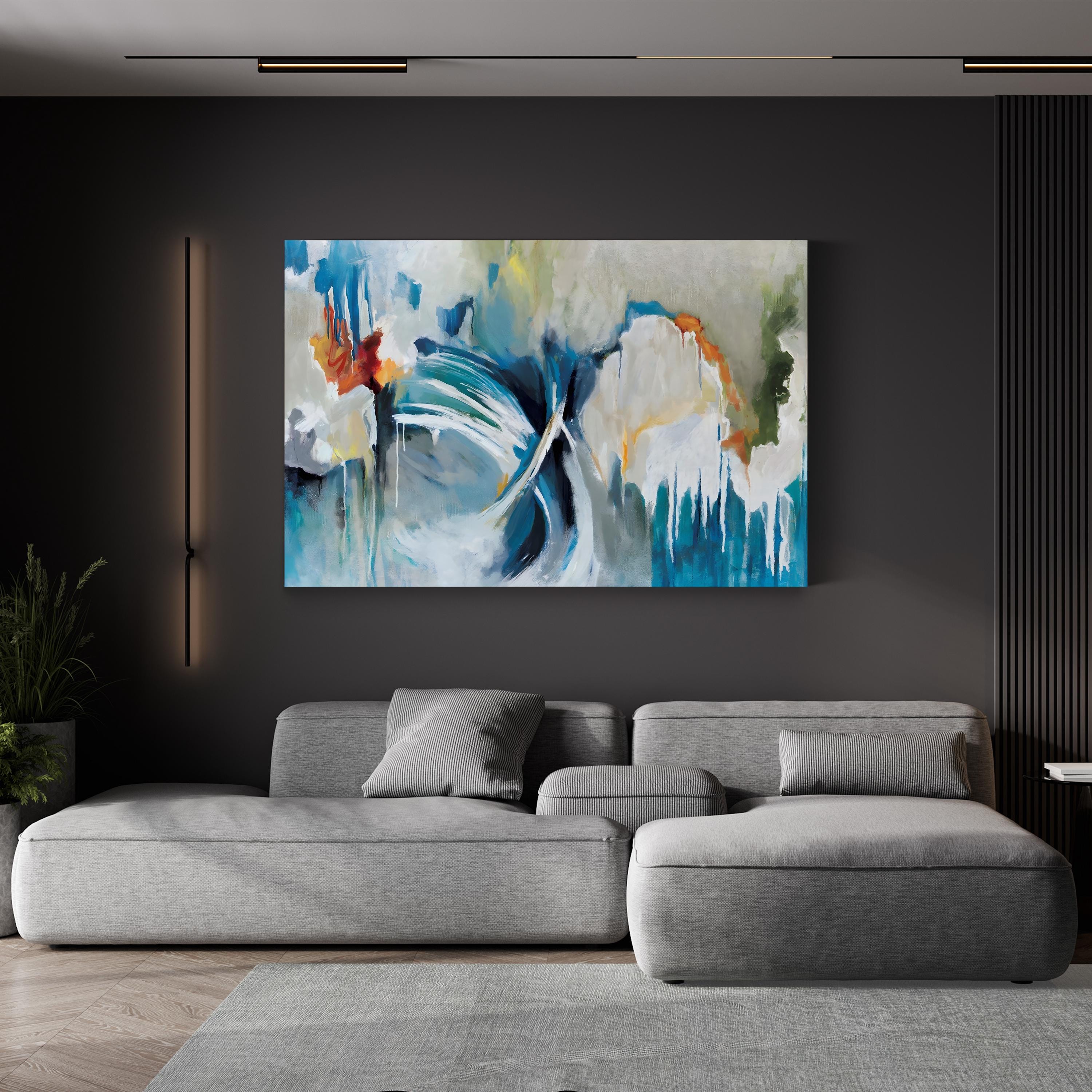 Free Flow Wall Art by Circle Art Group