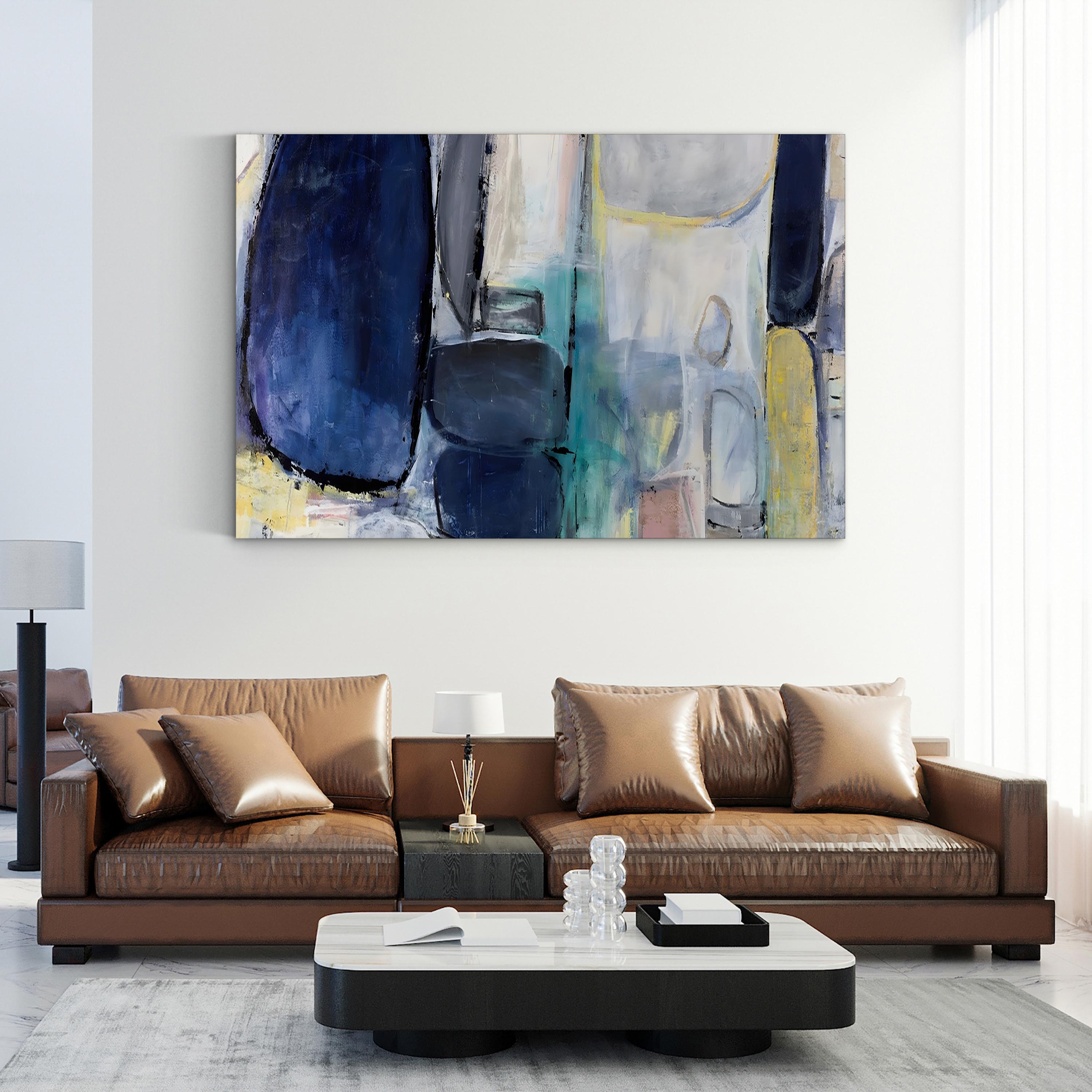 Galactic Auras Wall Art by Jodi Maas – Contemporary Abstract Painting Print
