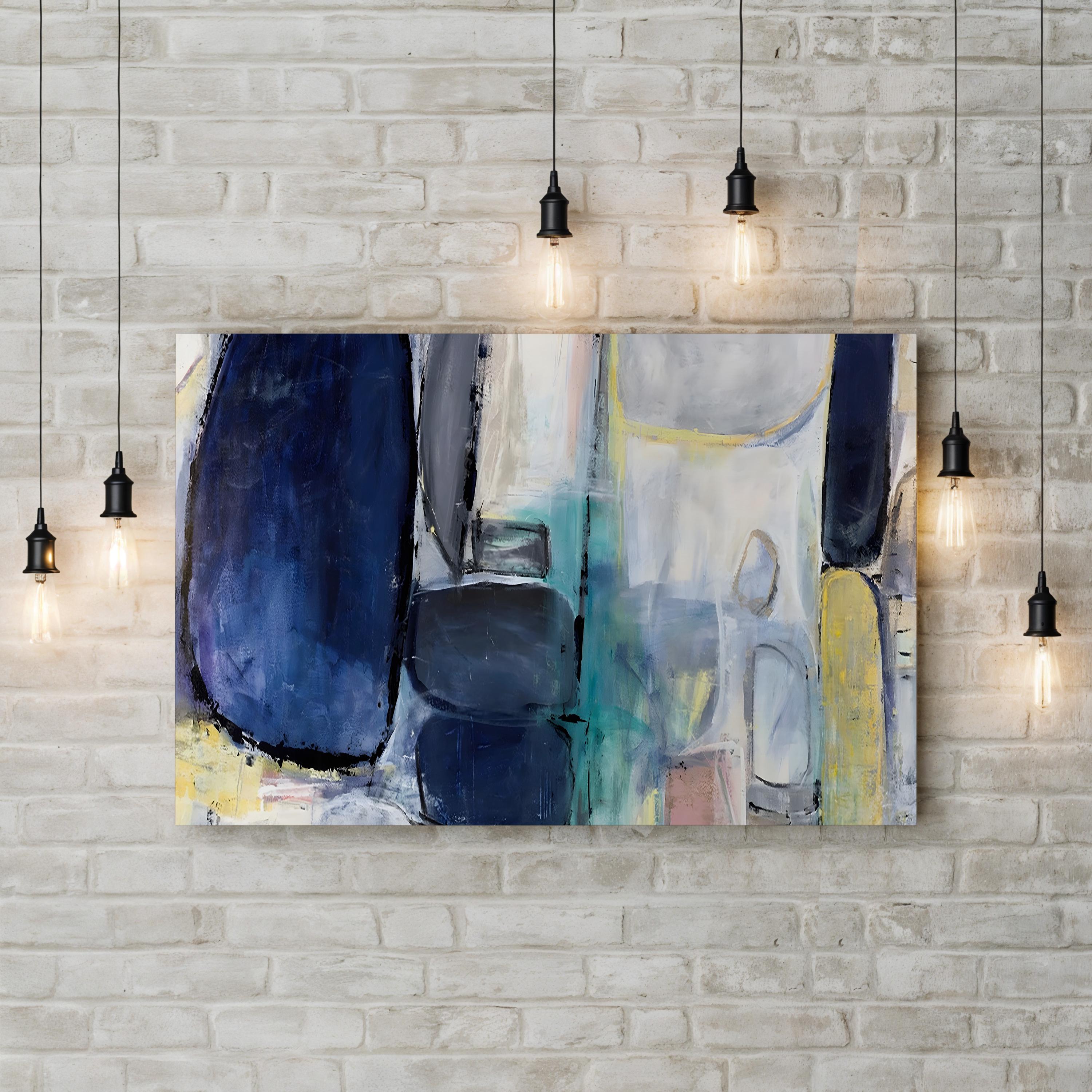 Galactic Auras Wall Art by Jodi Maas – Contemporary Abstract Painting Print