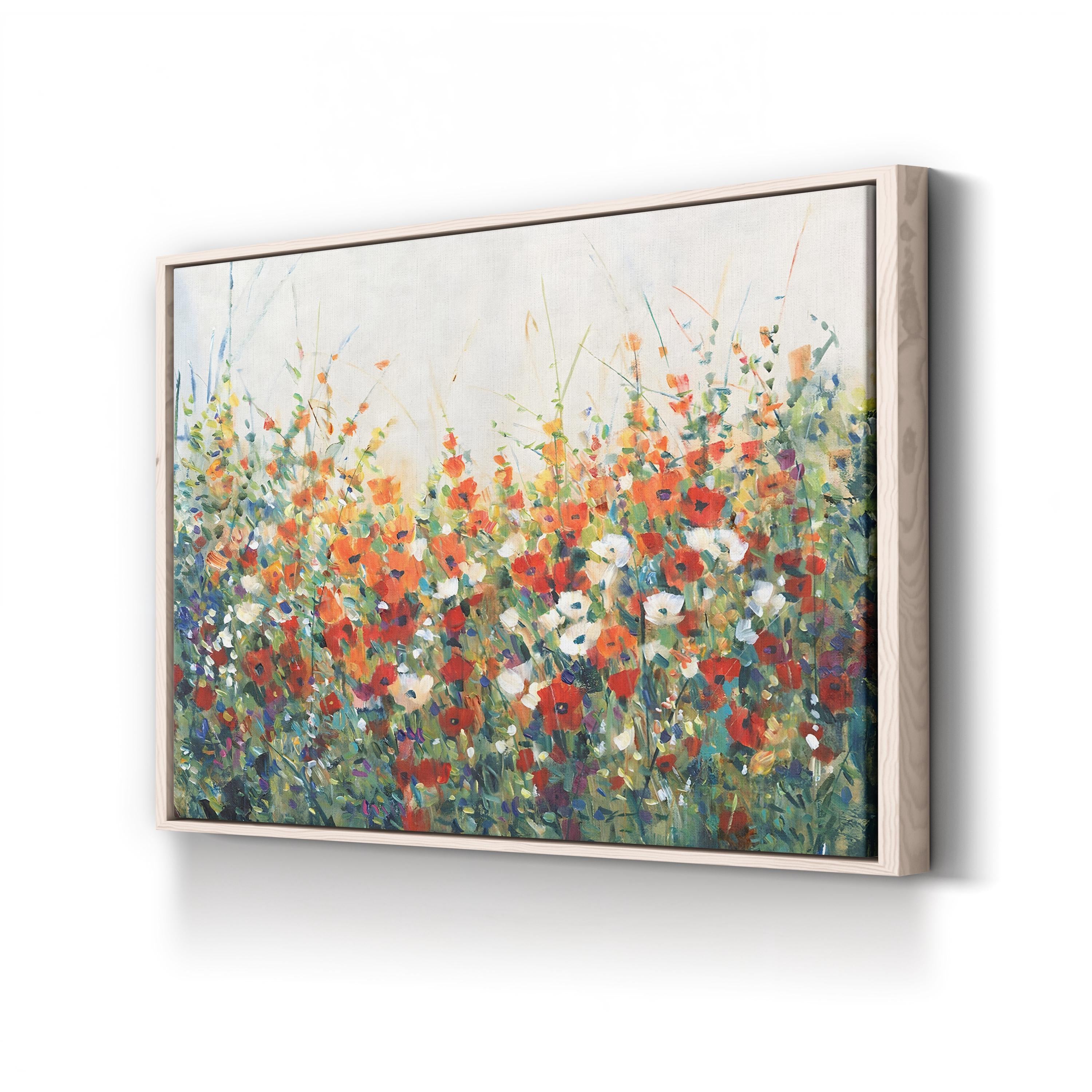 Garden in Bloom I Wall Art by Tim O’Toole – Contemporary Floral Canvas Print