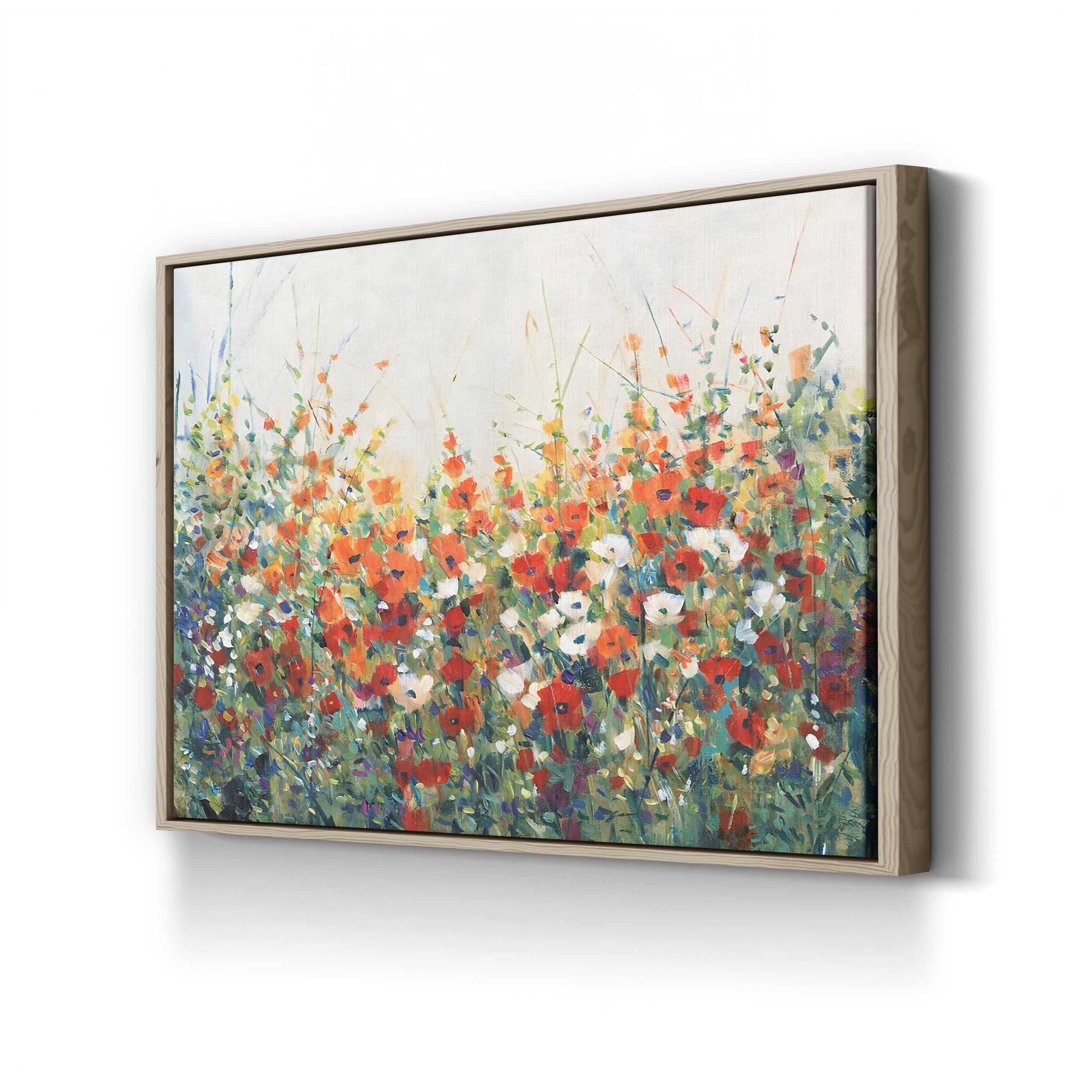 Garden in Bloom I Wall Art by Tim O’Toole – Contemporary Floral Canvas Print