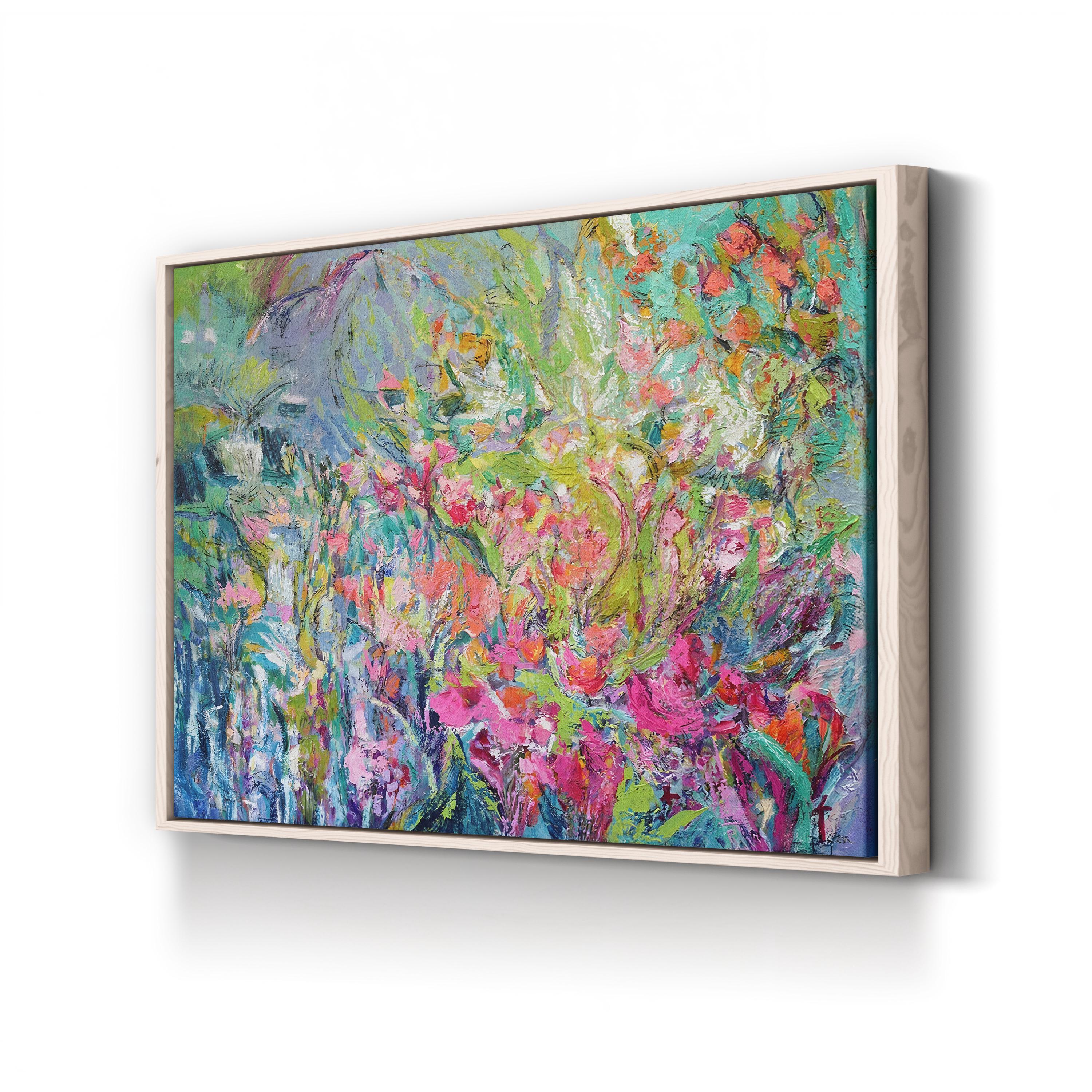 Garden of Light III Wall Art by Dorothy Fagan: Contemporary Botanical Canvas Print