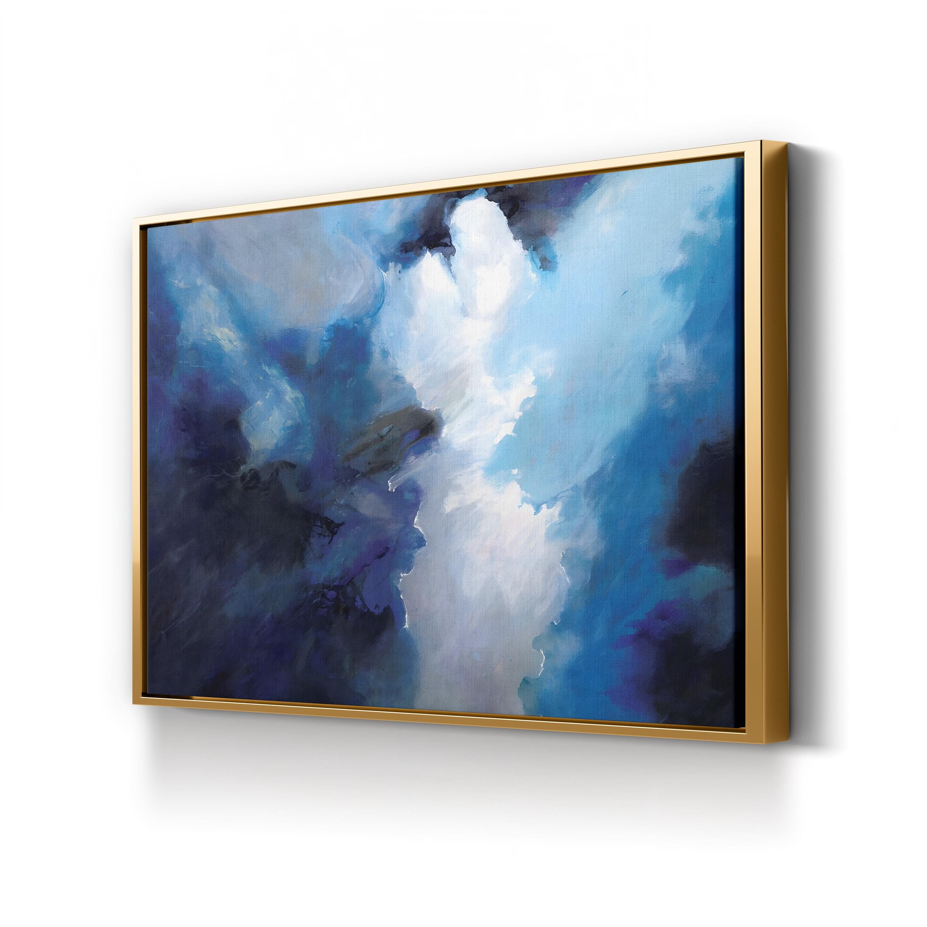 Gathering Storm Clouds Wall Art – Abstract Atmosphere | Contemporary Cloudscape Canvas Print