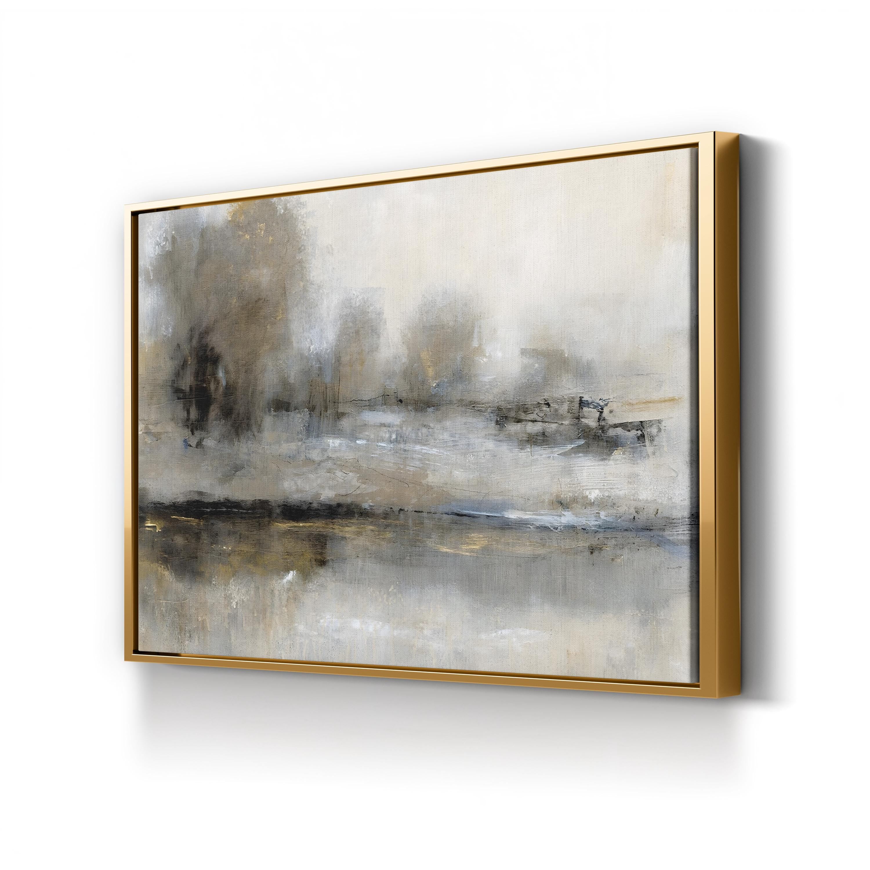 Gilt Landscape II Canvas Art Print by Tim O’Toole | Abstract Nature Wall Art with Gold Accents